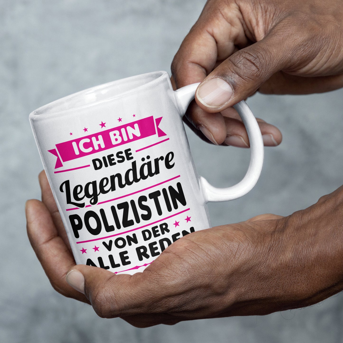 Polizistin Tasse | ich bin diese legendäre Polizistin