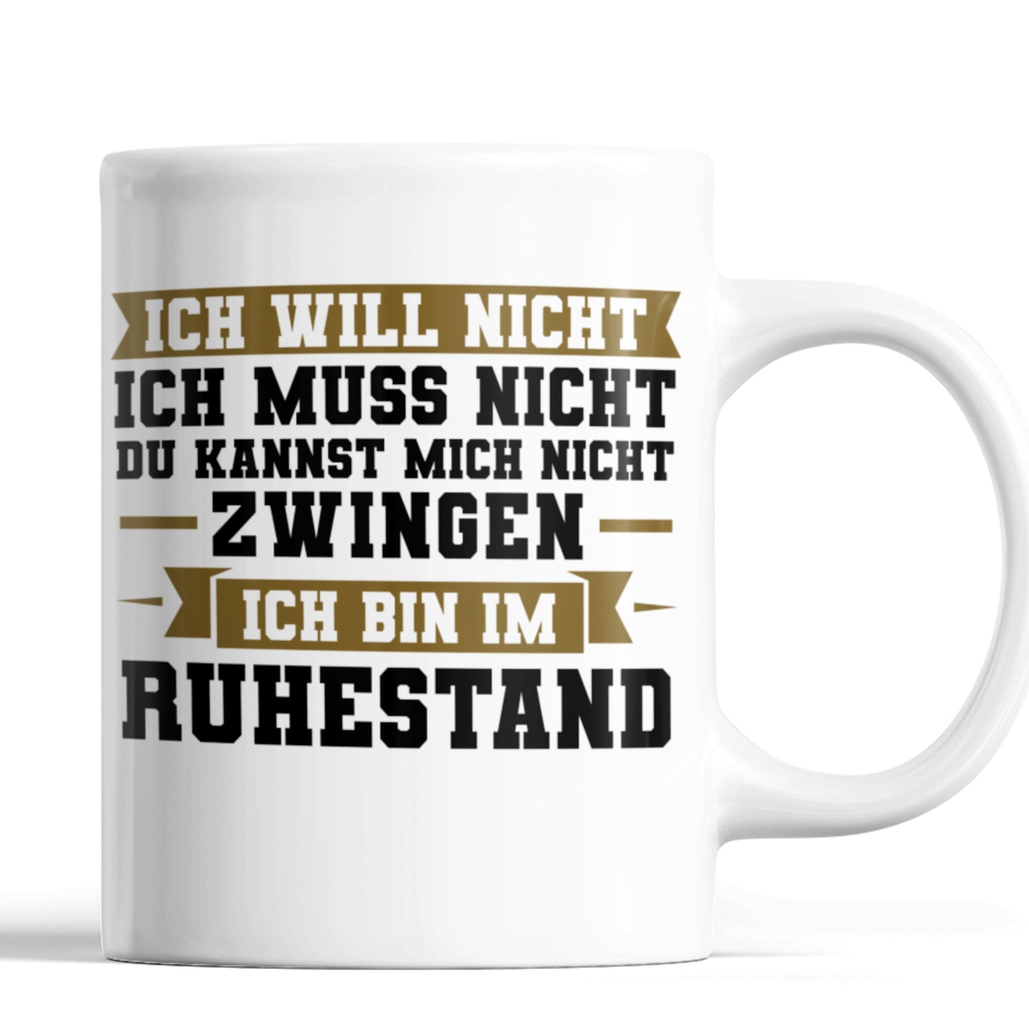 Rente Tasse | ich will nicht ich muss nicht ich bin im Ruhestand
