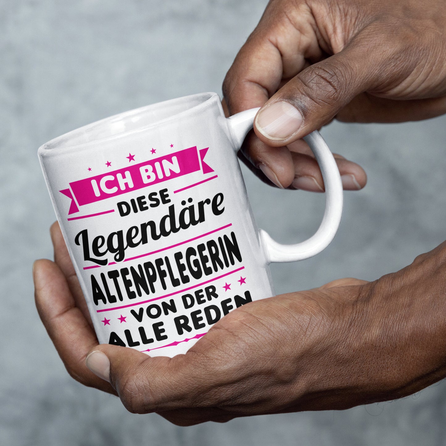 Altepflegerin Tasse | ich bin diese legendäre Altenpflegerin