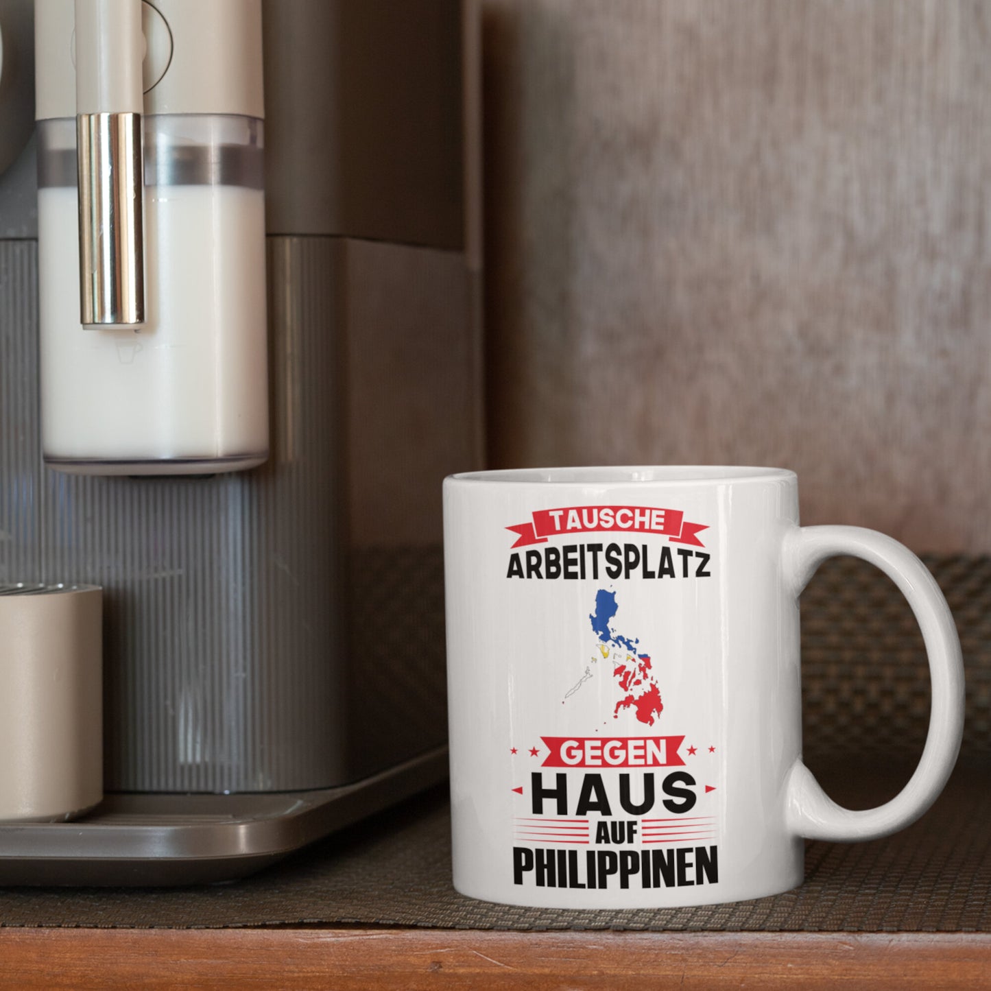 Philippinen Tasse | tausche Arbeitsplatz gegen Haus in Philippinen | Philippinisch