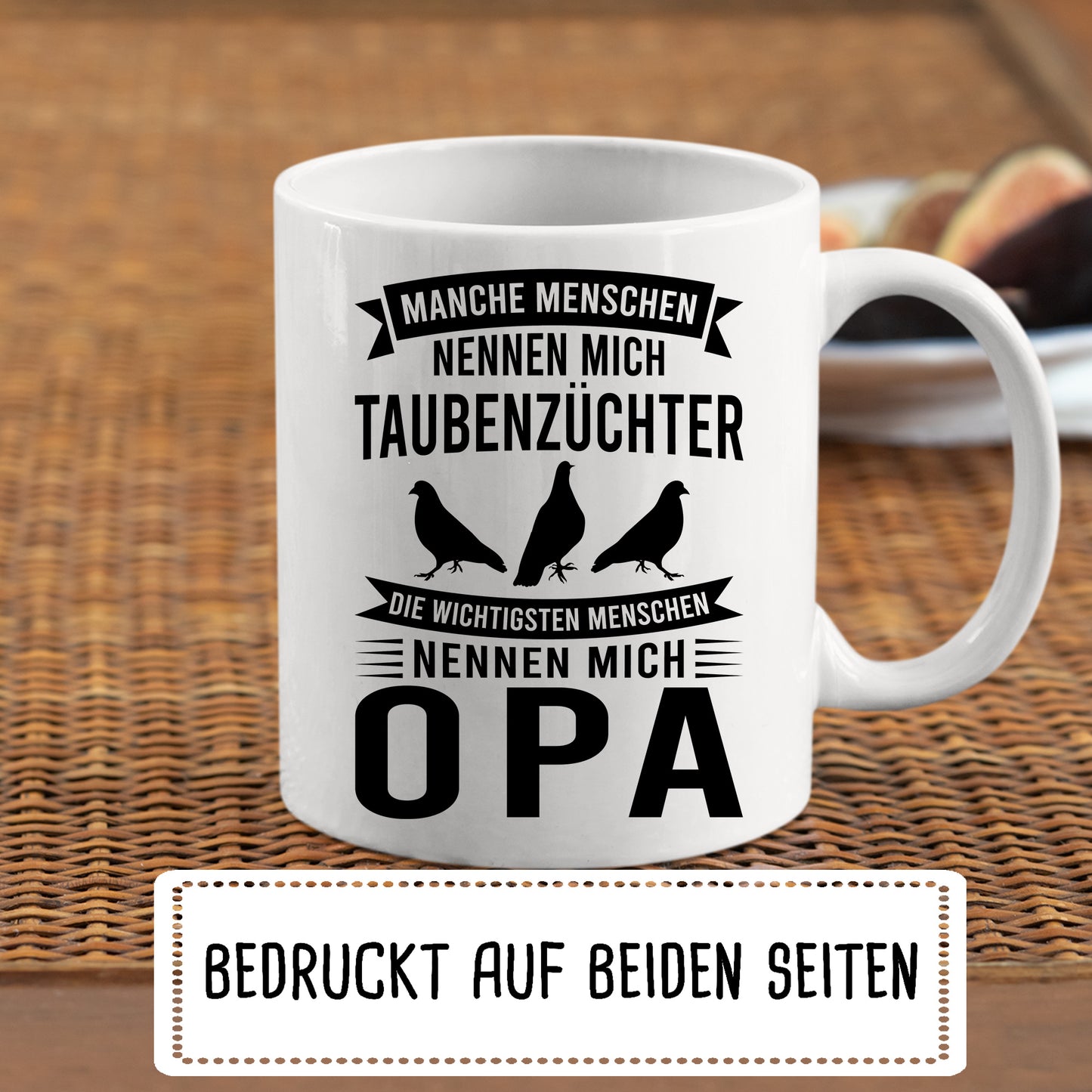 Taubenzüchter Tasse | manche Menschen nennen mich Taubenzüchter die wichtigsten Opa |