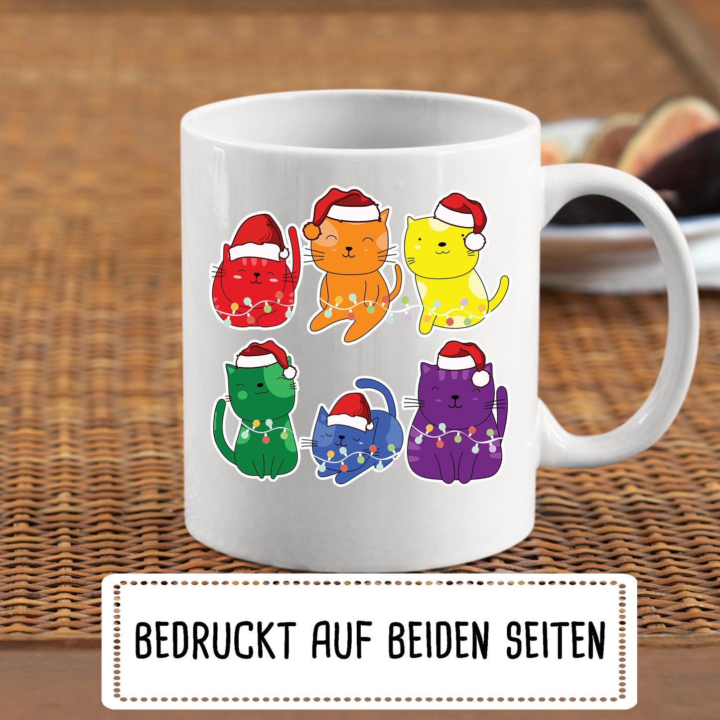 Weihnachten Tasse | Weihnachten Katzen |