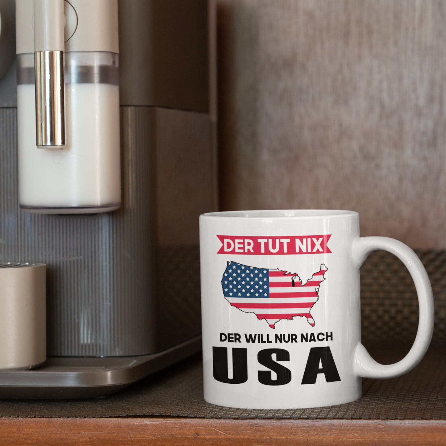 USA Tasse Americkan Geschenk Amerikanische Flagge der tut nix
