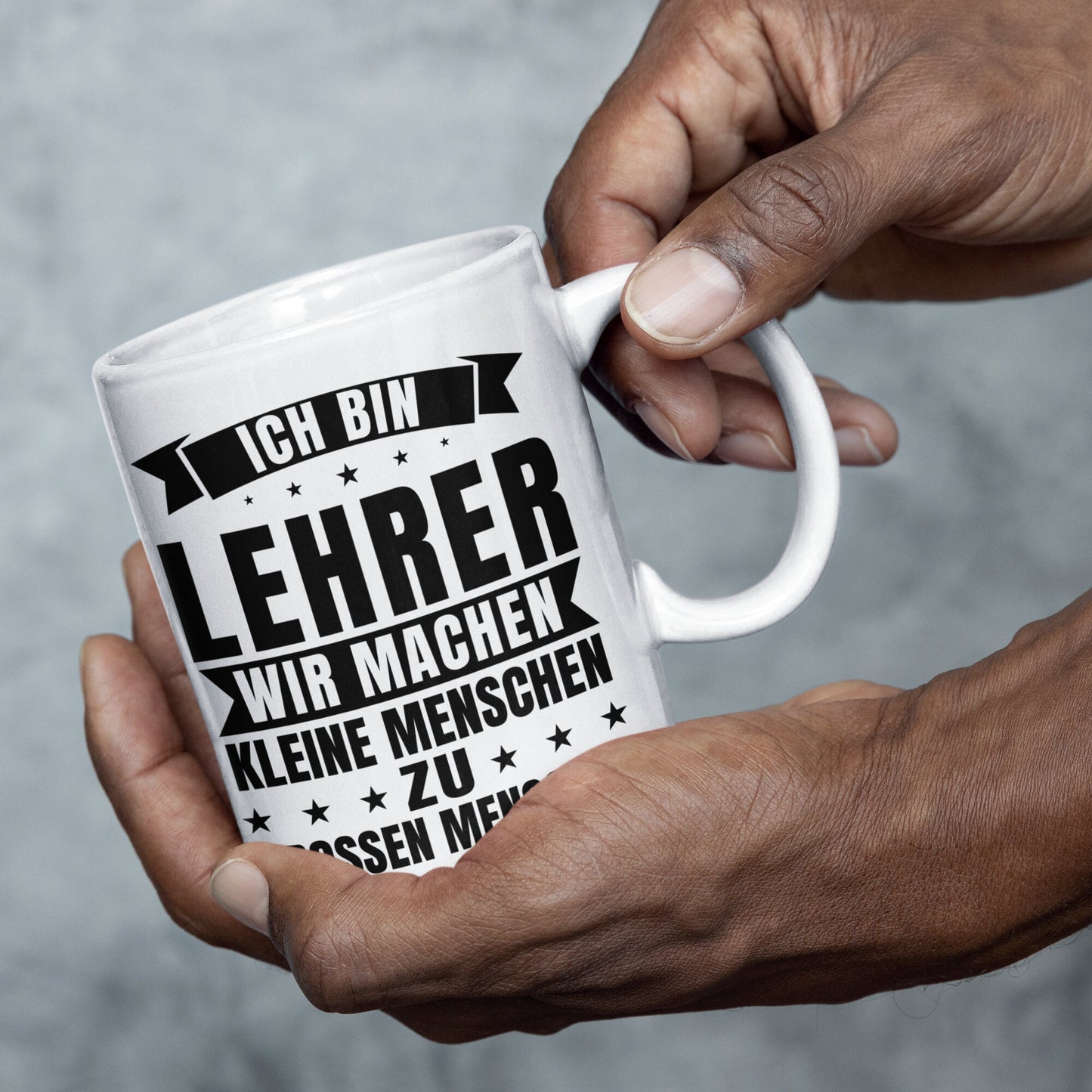 Lehrer Tasse | ich bin Lehrer wir machen kleine Menschen zu grossen