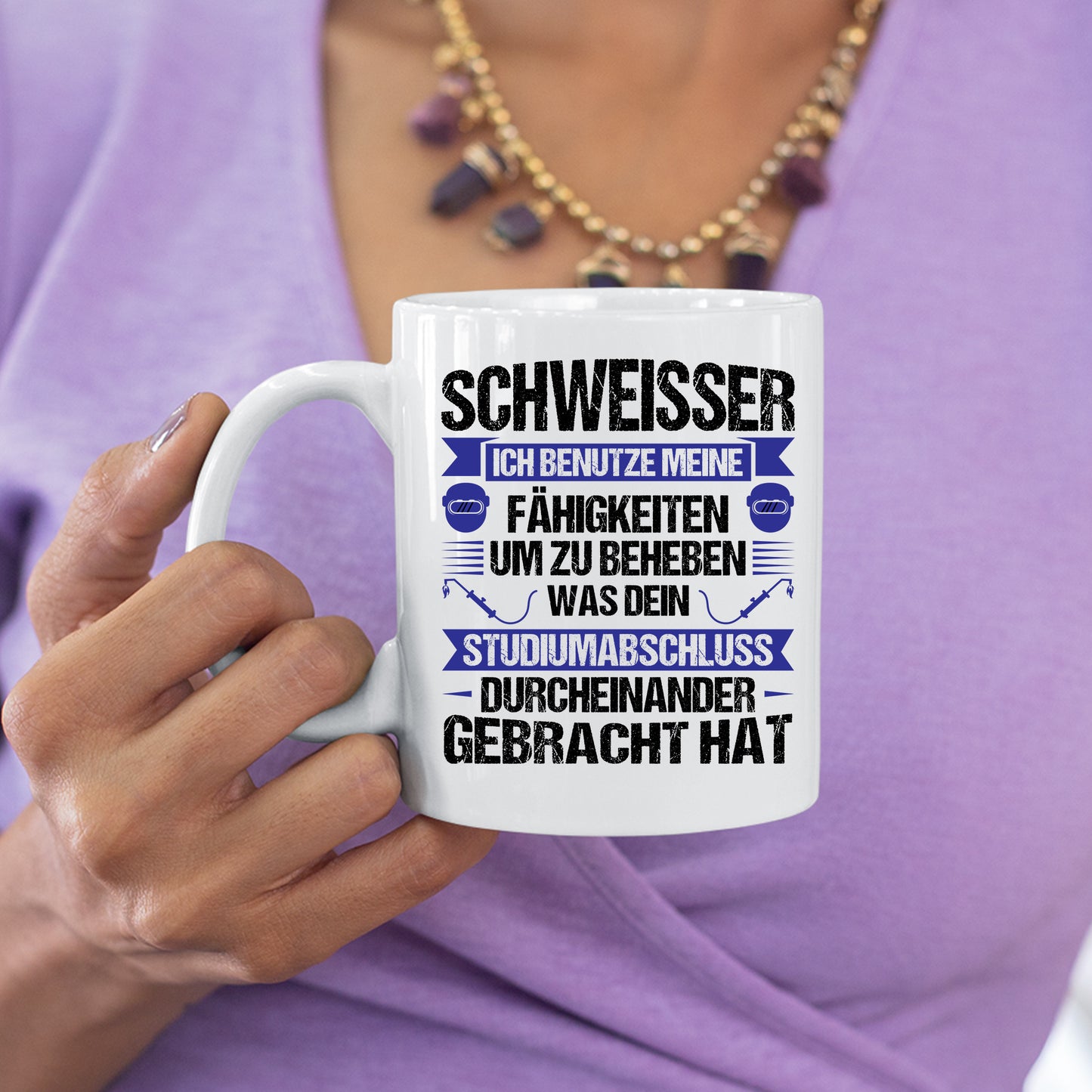 Schweisser Tasse | Schweisser ich benutze meine fähigkeiten um zu beheben |