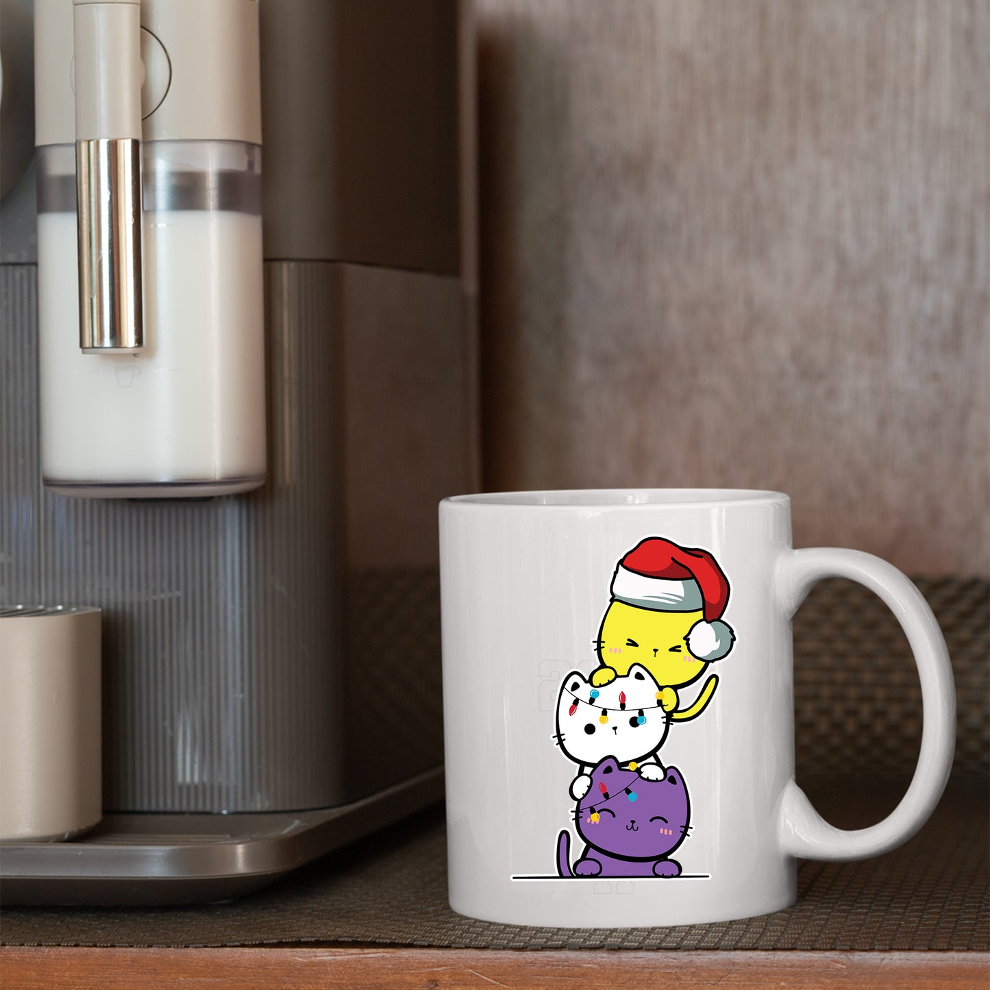 Weihnachten Tasse | Weihnachten Katzen |