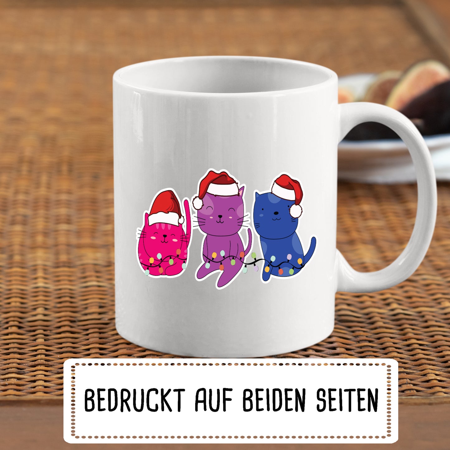 Weihnachten Tasse | Weihnachten Katzen |