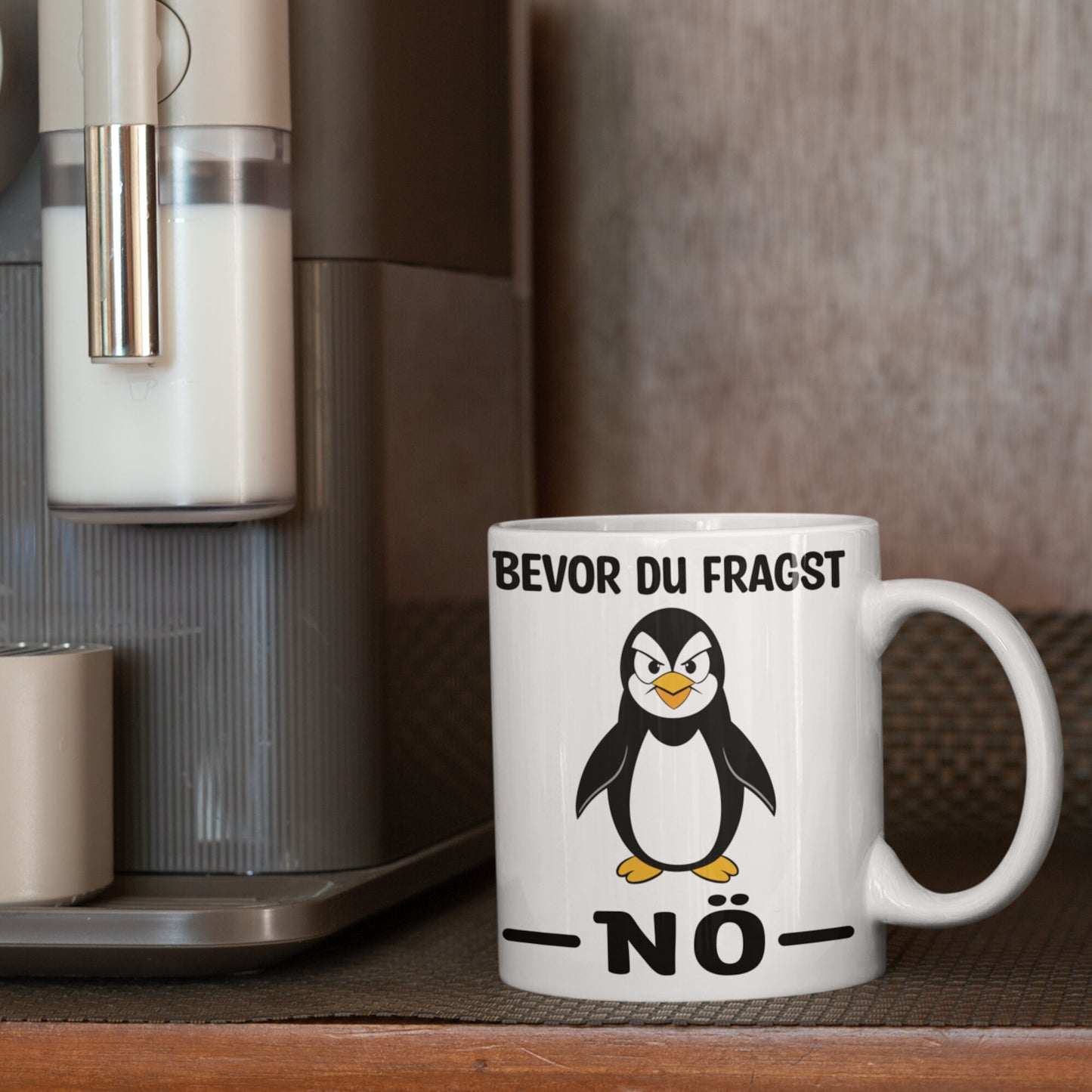 Pinguin Tasse Sarkasmus Geschenk Ironie Tasse