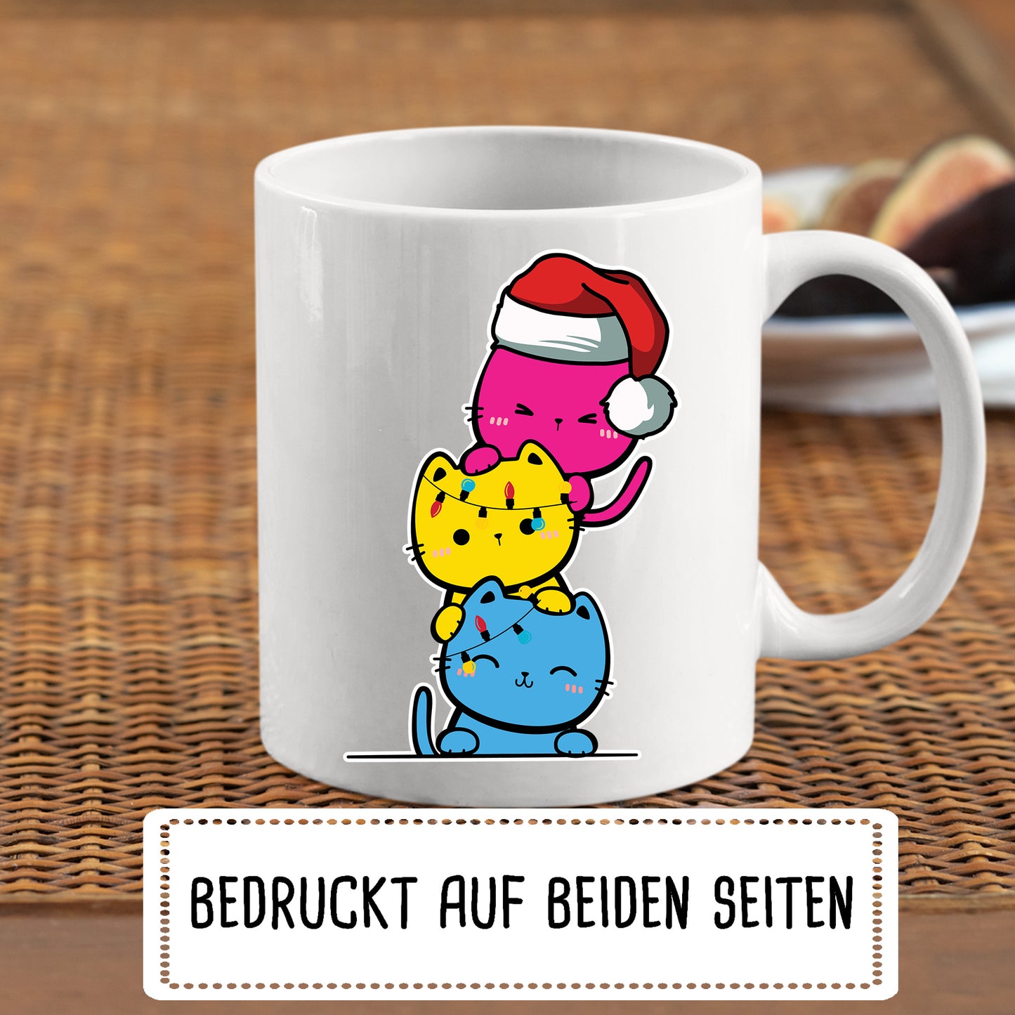 Weihnachten Tasse | Weihnachten Katzen |