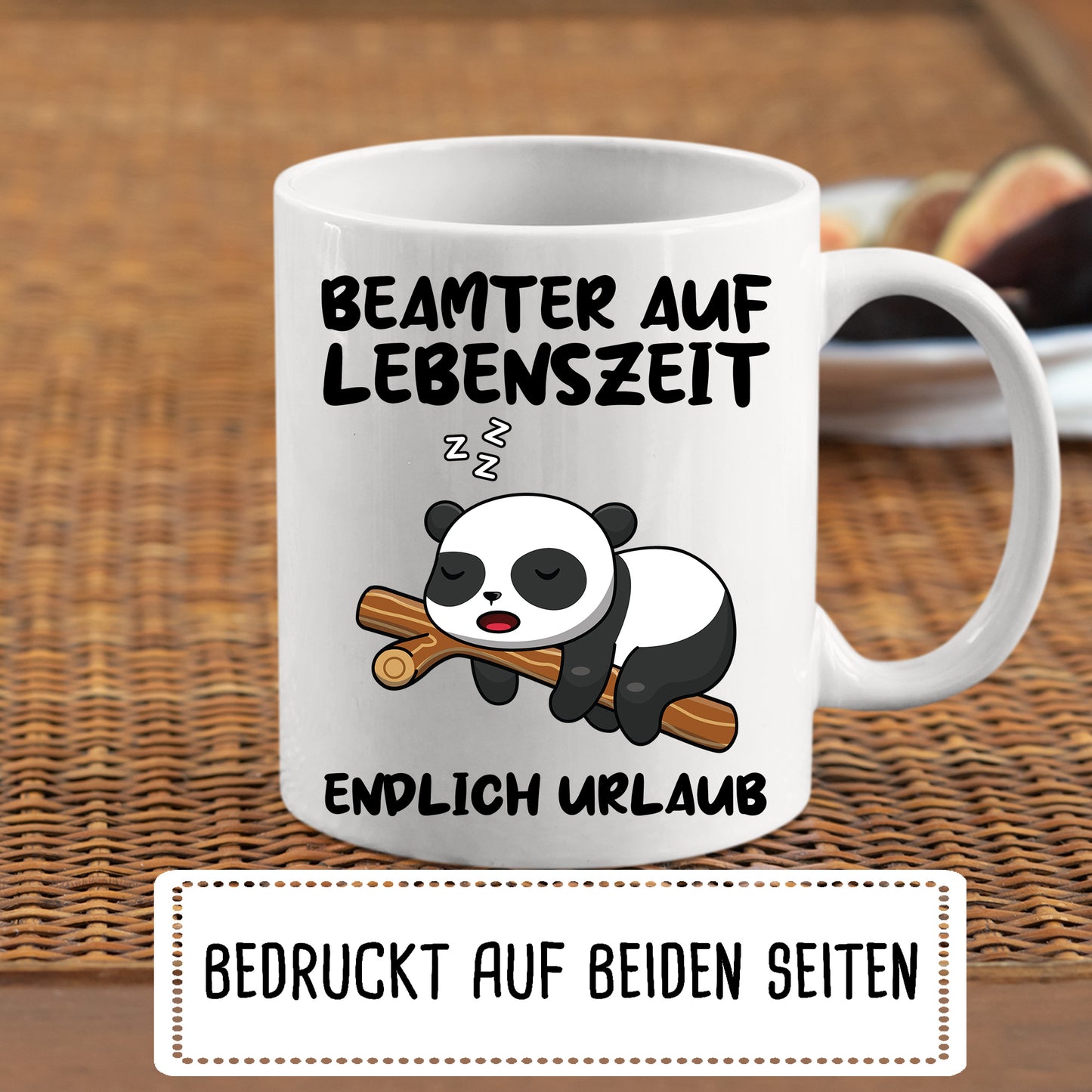 Beamter Tasse | Beamter auf Lebenzeit endlich urlaub |