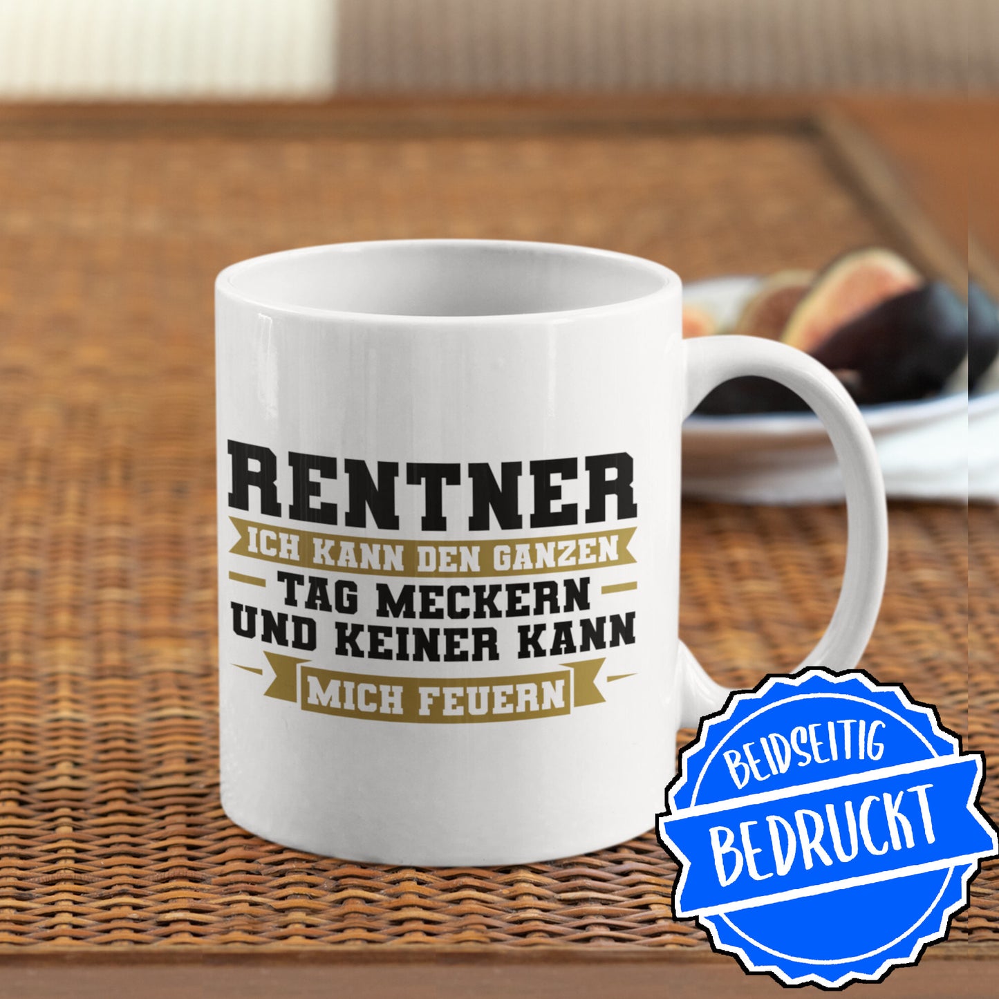 Rente Tasse | Rentner ichkann den ganzen Tag mechern und keiner ann mich feuern | Rentner Rentenalter