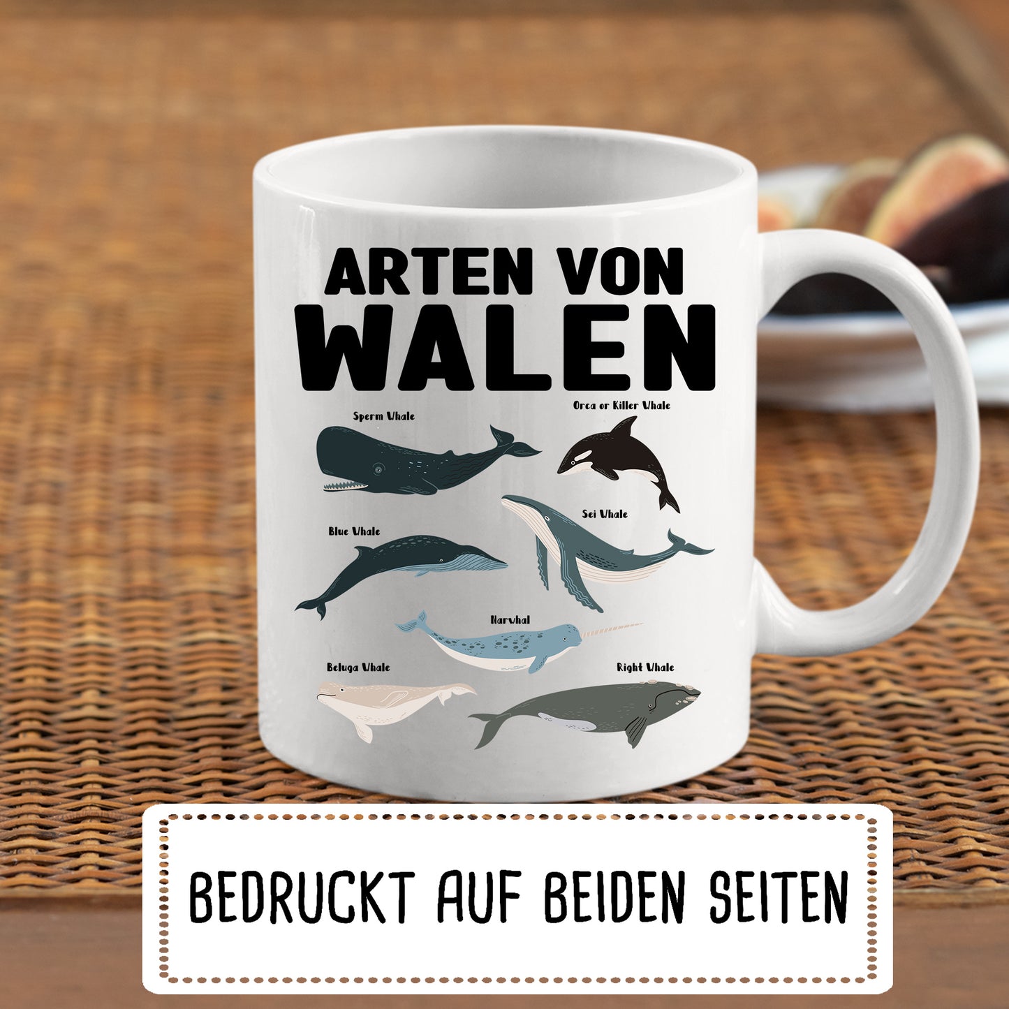 Walen Tasse | arten von Walen |