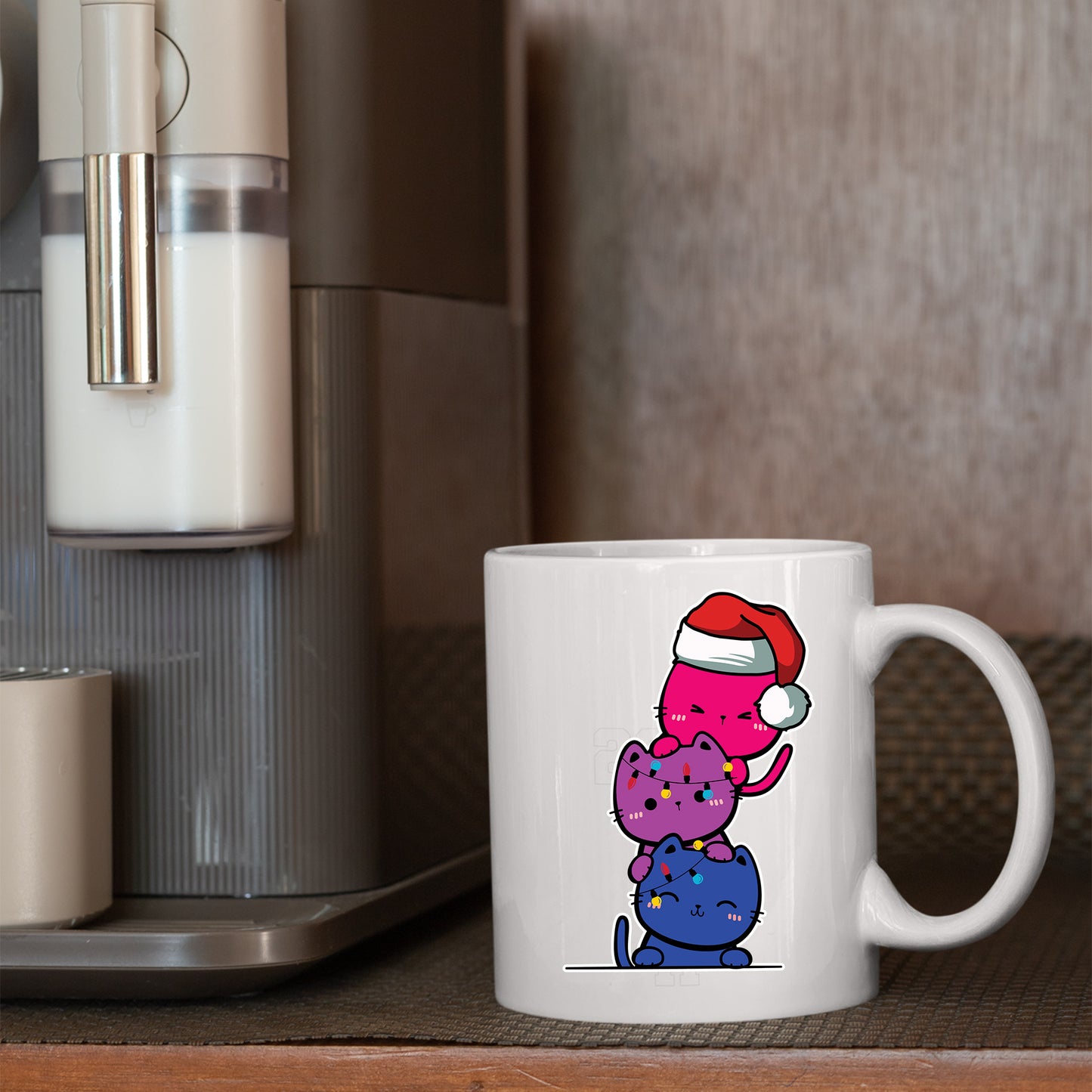 Weihnachten Tasse | Weihnachten Katzen |