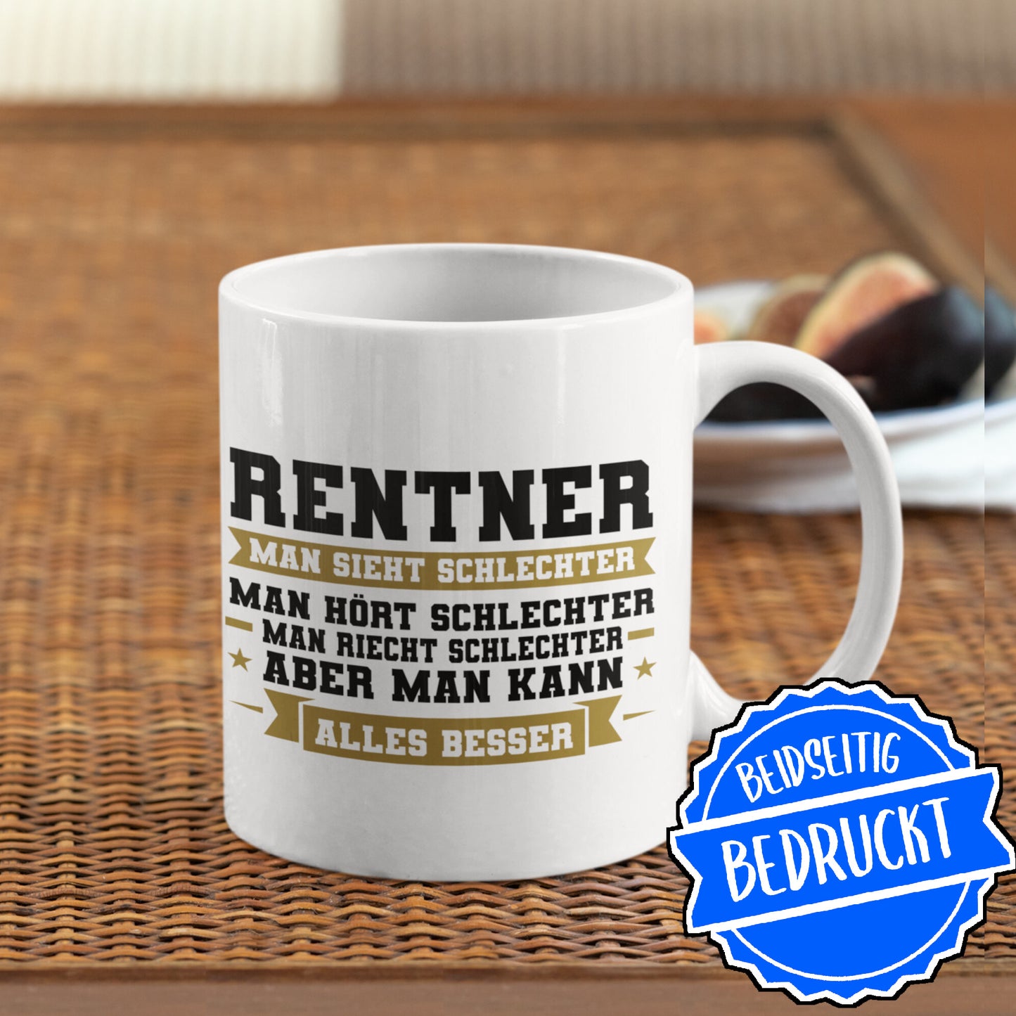 Rente Tasse | Rentner man sieht schlechter Rentner Rentenalter