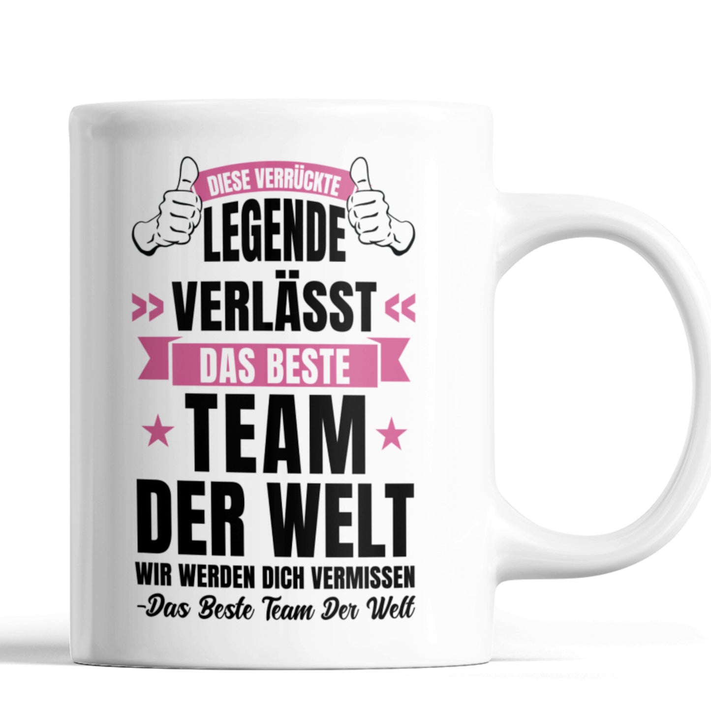 Kollegin Tasse | diese Legende verlässt das beste Team der Welt Kollegenabschied Jobwechsel
