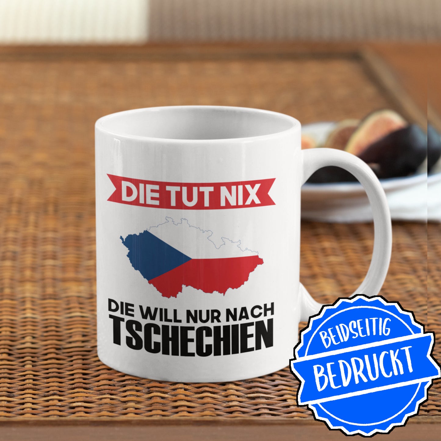Tschechien Tasse | die tut nix die will nur nach Tschechien | Tschechisch