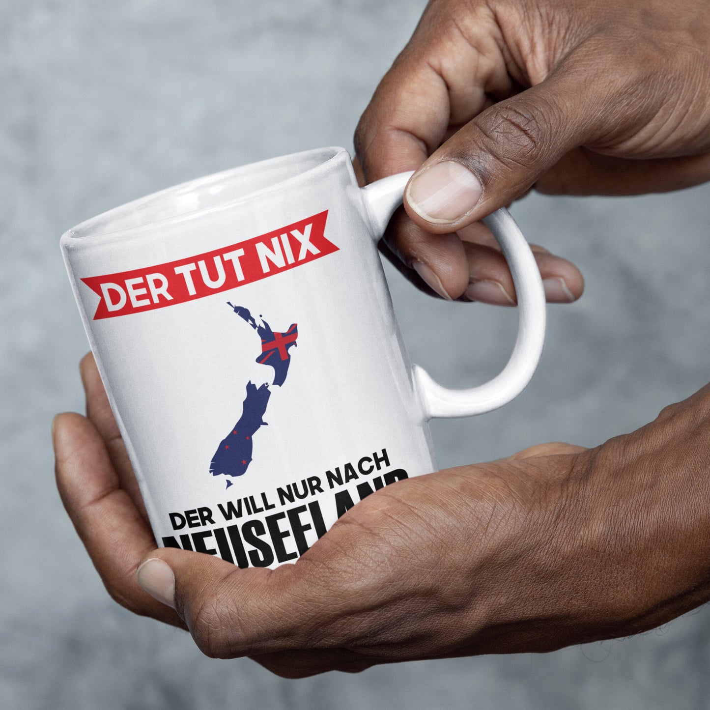 Neuseeland Tasse Neuseelandisches Geschenk der tut nix