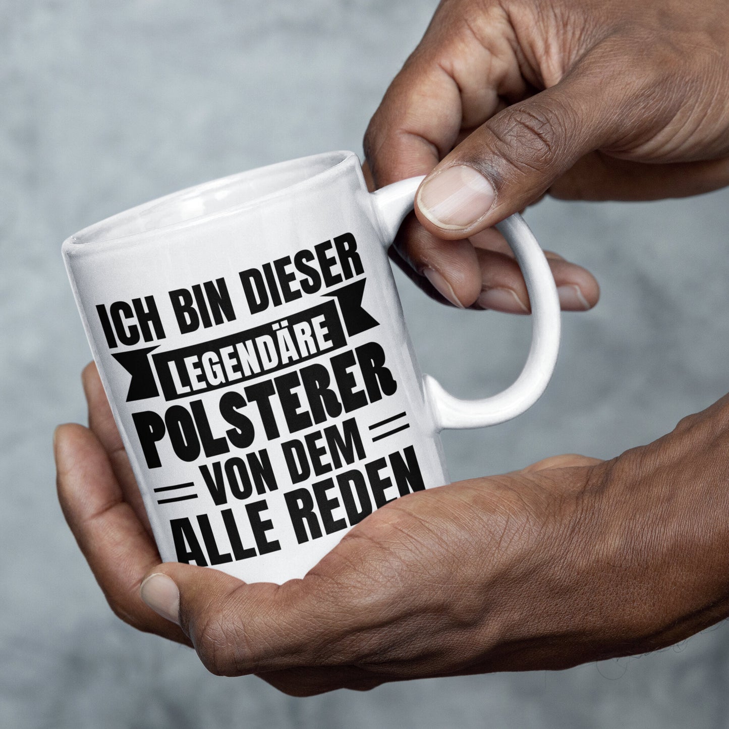 Polsterer Tasse Tapezierer Geschenk Männlichen Beruf Tasse Polsterer