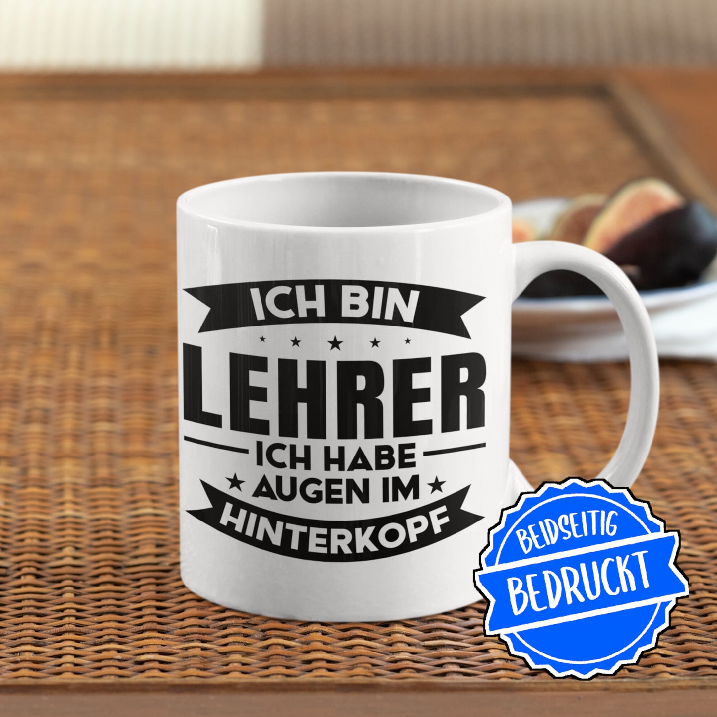 Lehrer Tasse | ich bin Lehrer ich habe Augen im Hinterkopf