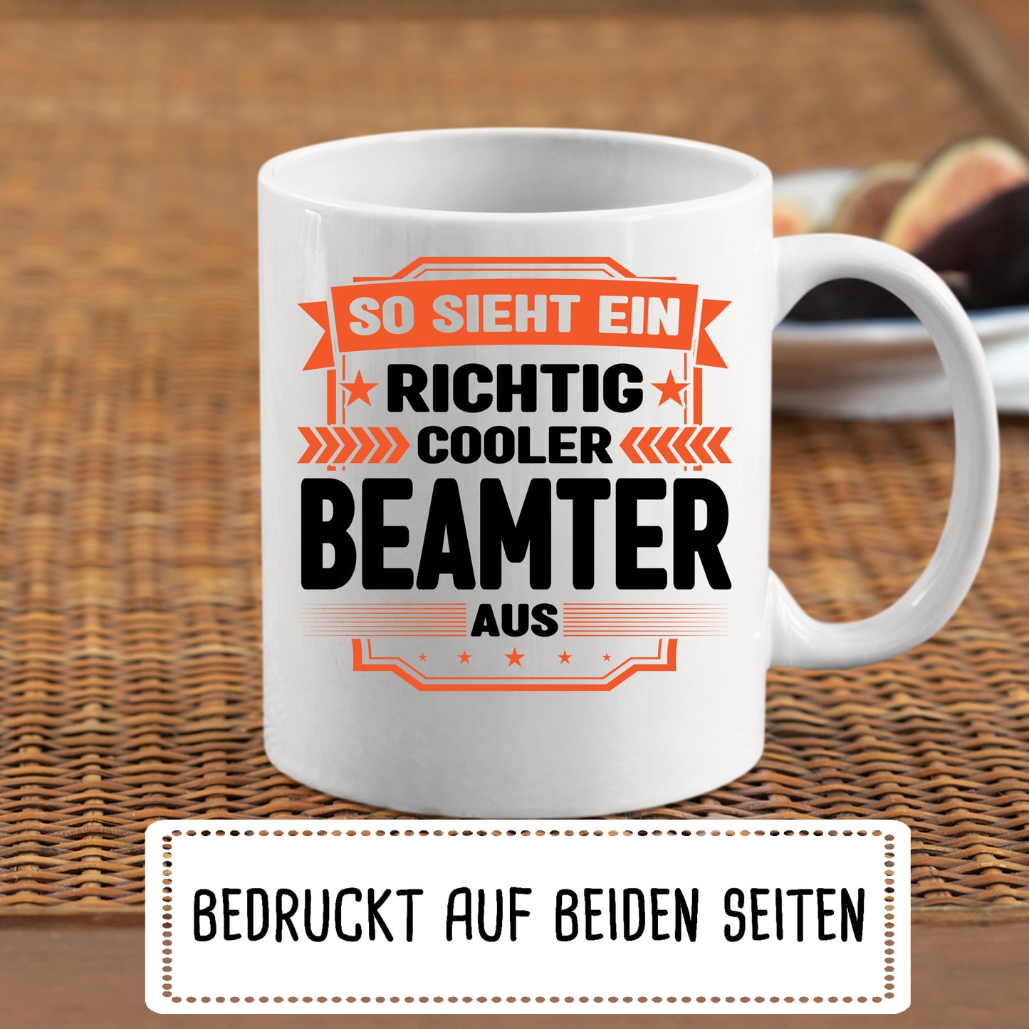 Beamter Tasse | so sieht ein richtig cooler Beamter aus |