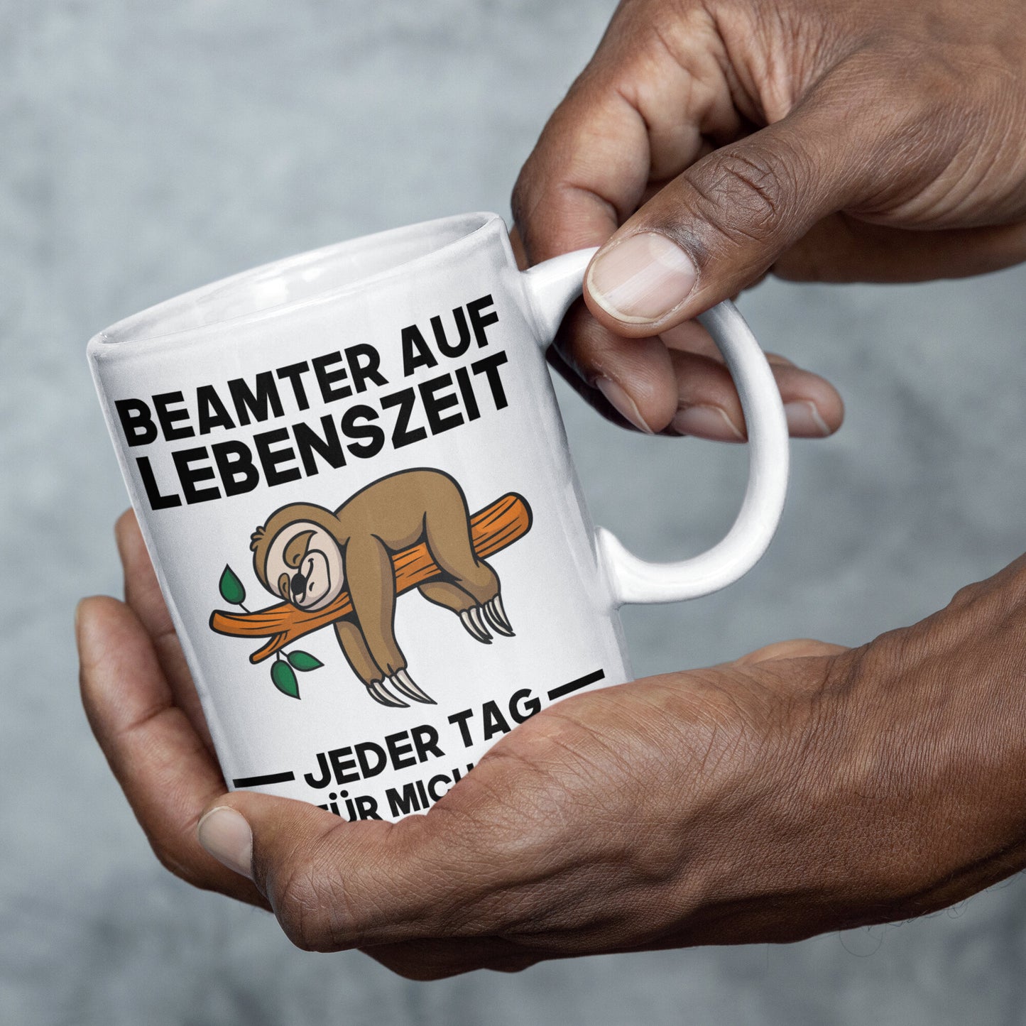 Beamter Tasse | Beamter auf Lebenszeit | Beamtin Faultier Geschenk