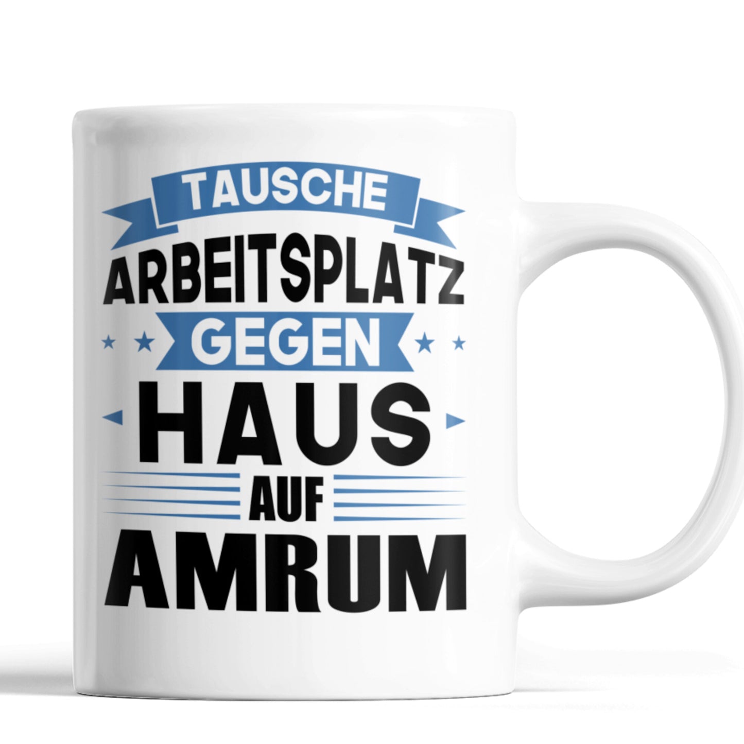 Amrum Tasse | tausche Arbeitsplatz gegen Haus in Amrum Norddeutsch
