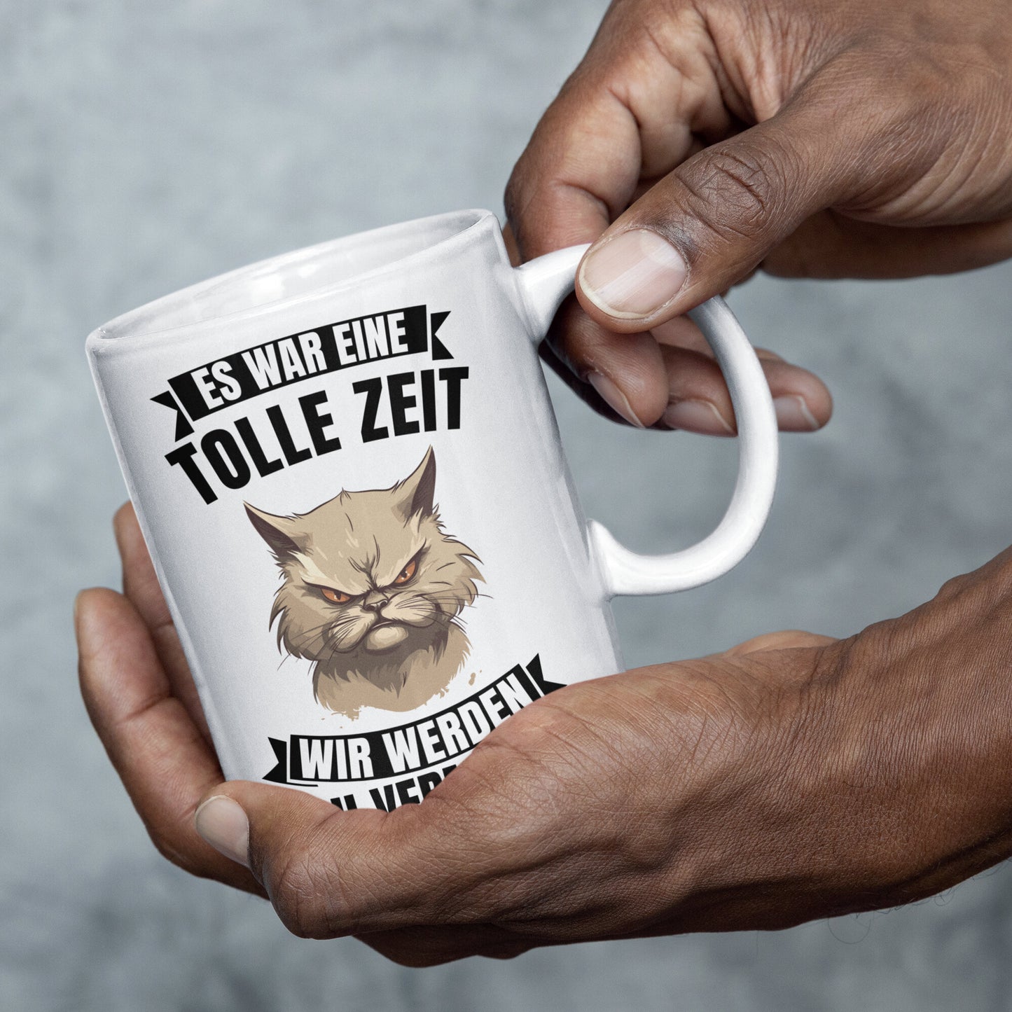 Kollege Katze Tasse | es war eine tolle Zeit wir werden dich vermissen Kollegenabschied Jobwechsel