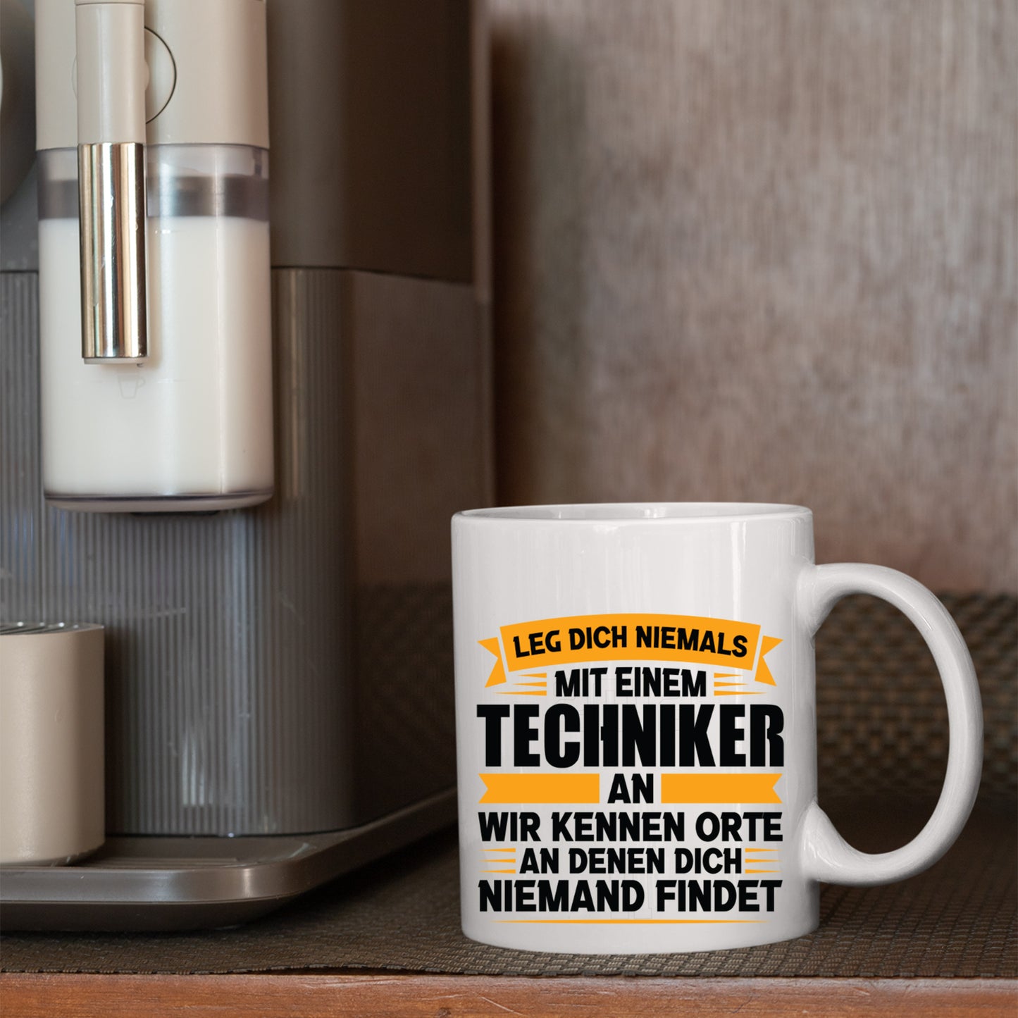 Techniker Tasse | leg dich niemals mit einem ich bin Techniker an |