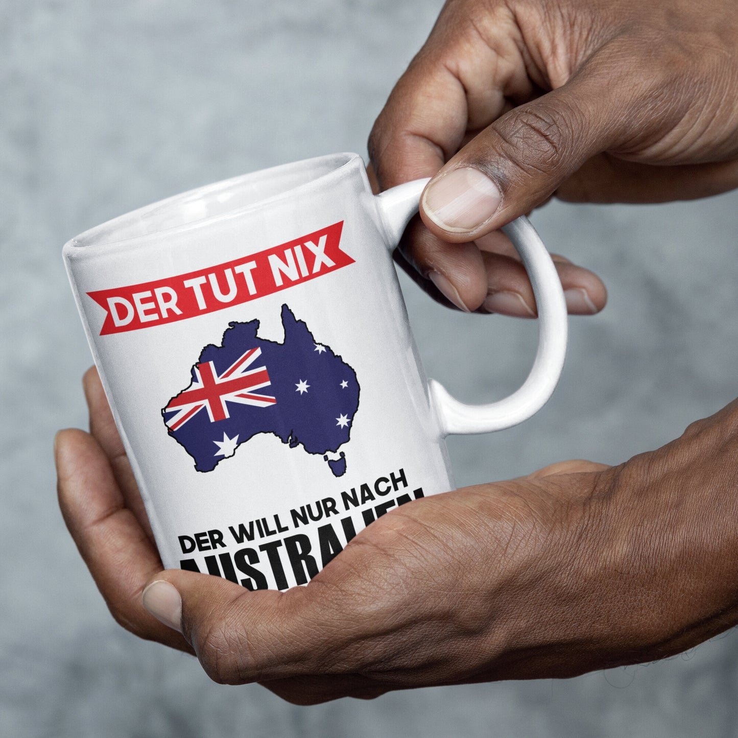 Australien Tasse Australisches Geschenk der tut nix