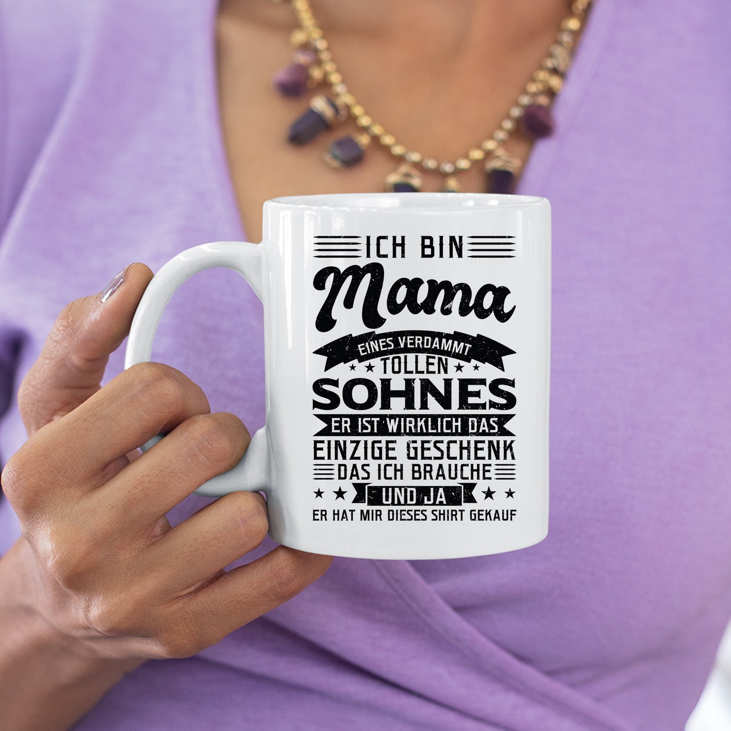 Mama Tasse | ich bin Mama eines verdammt tollen Sohnes er ist wirklich einzige Geschenk |