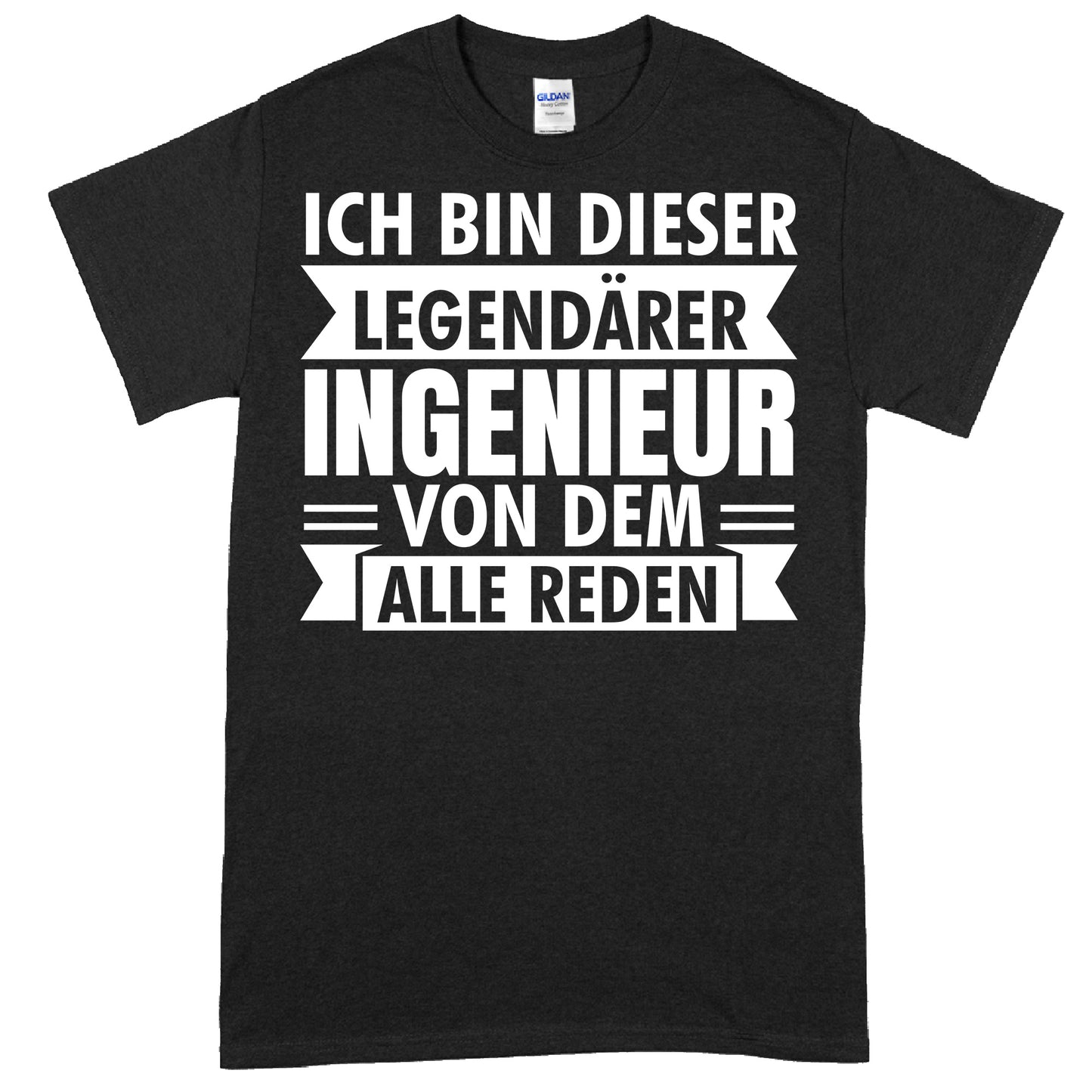 Ingenieur Shirt mit Aufschrift "Legendärer Techniker" als Geschenk für Mechaniker.
