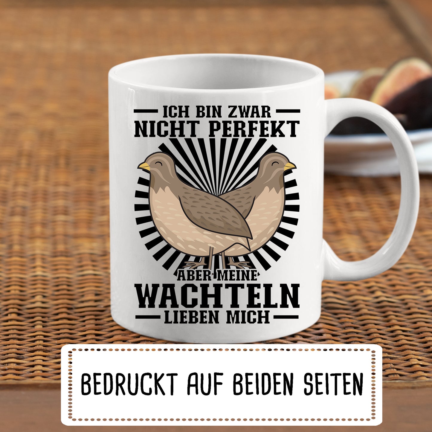 Wachteln Tasse | meine Wachteln lieben mich |