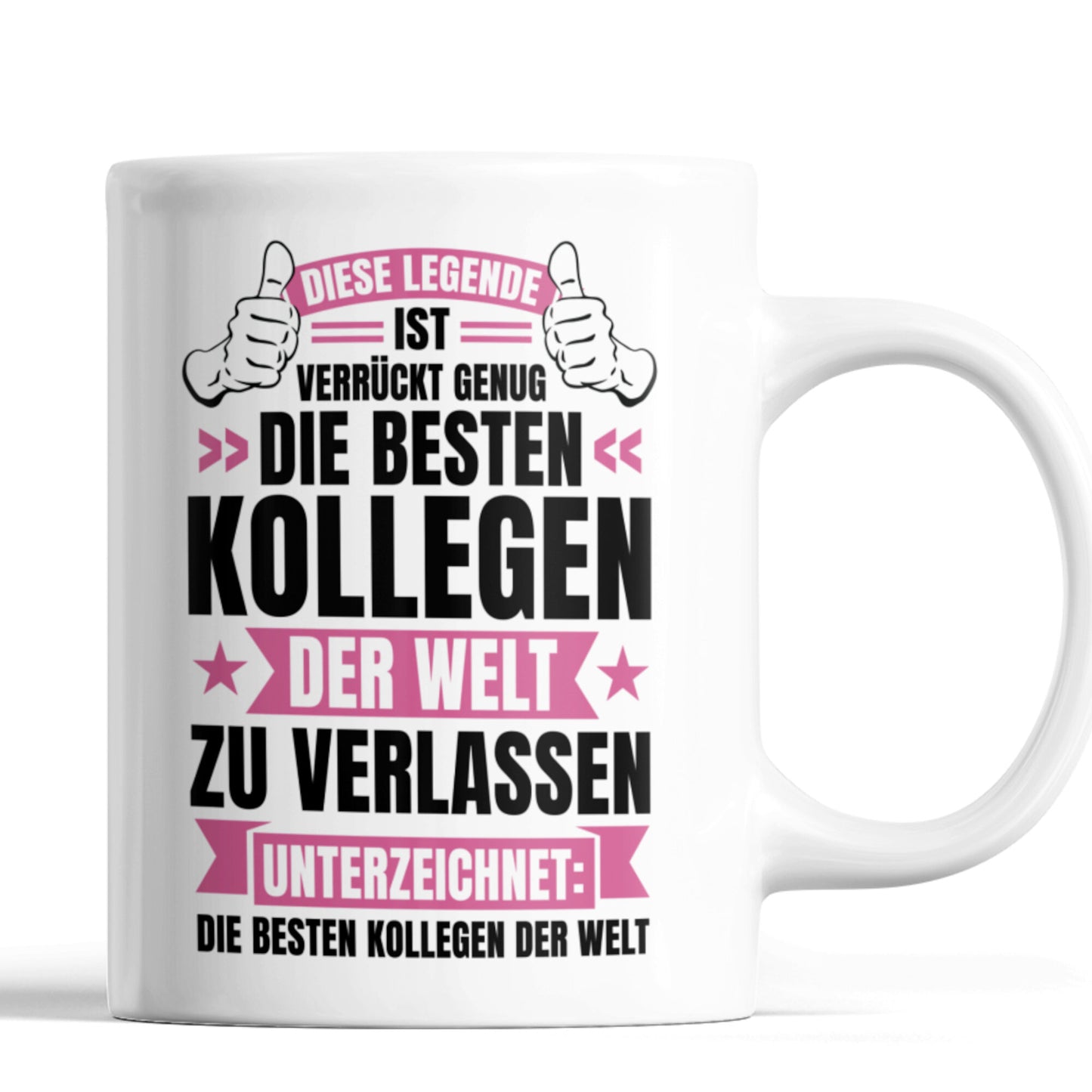 Kollegin Tasse | diese Frau ist verrückt genug die besten Kollegen der Welt