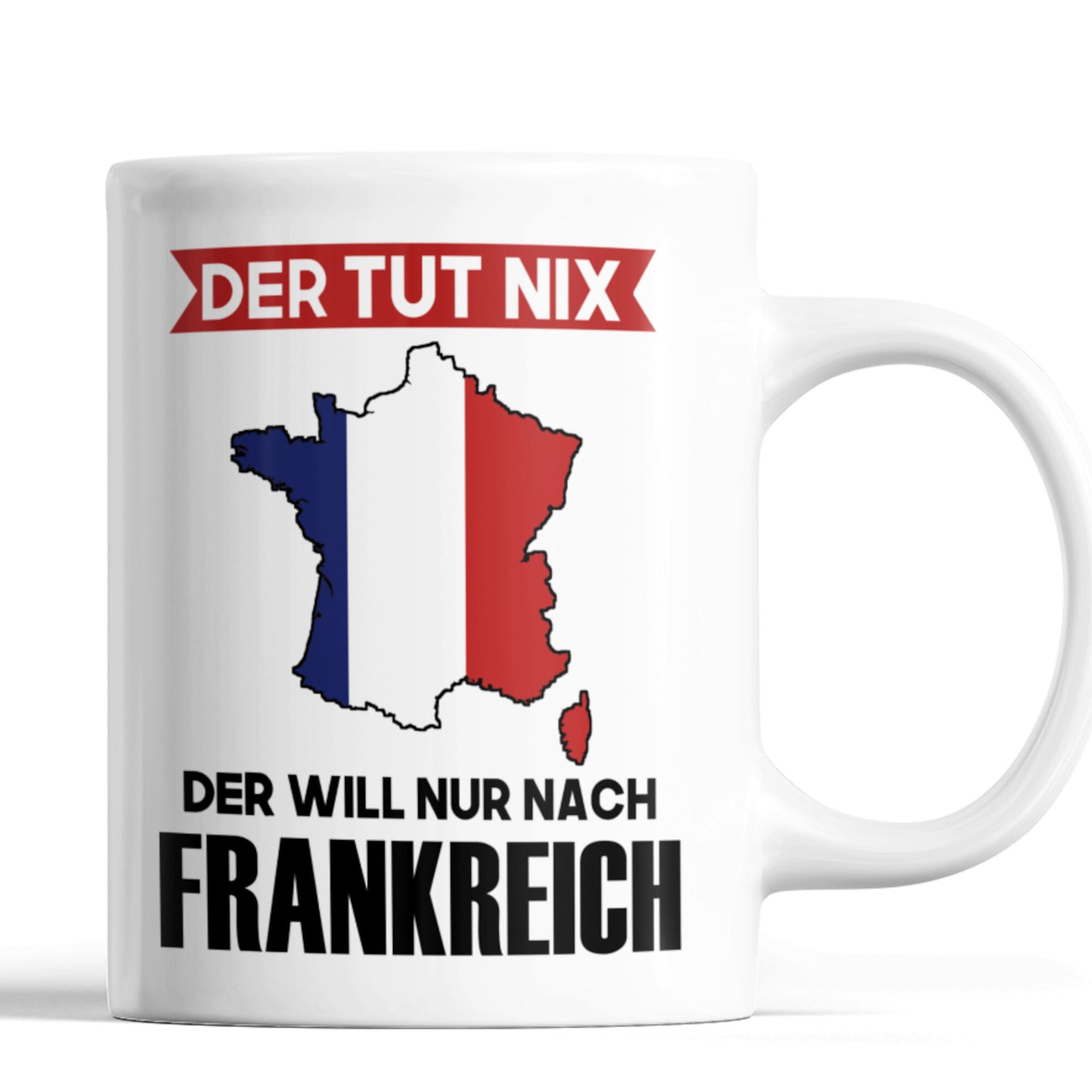 Frankreich Tasse Französisches Geschenk Französischen Flagge der tut nix