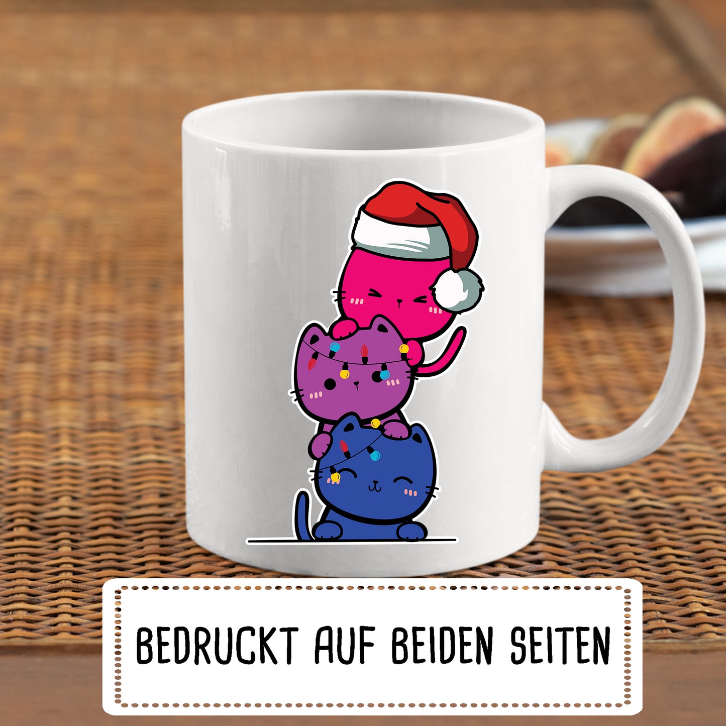 Weihnachten Tasse | Weihnachten Katzen |