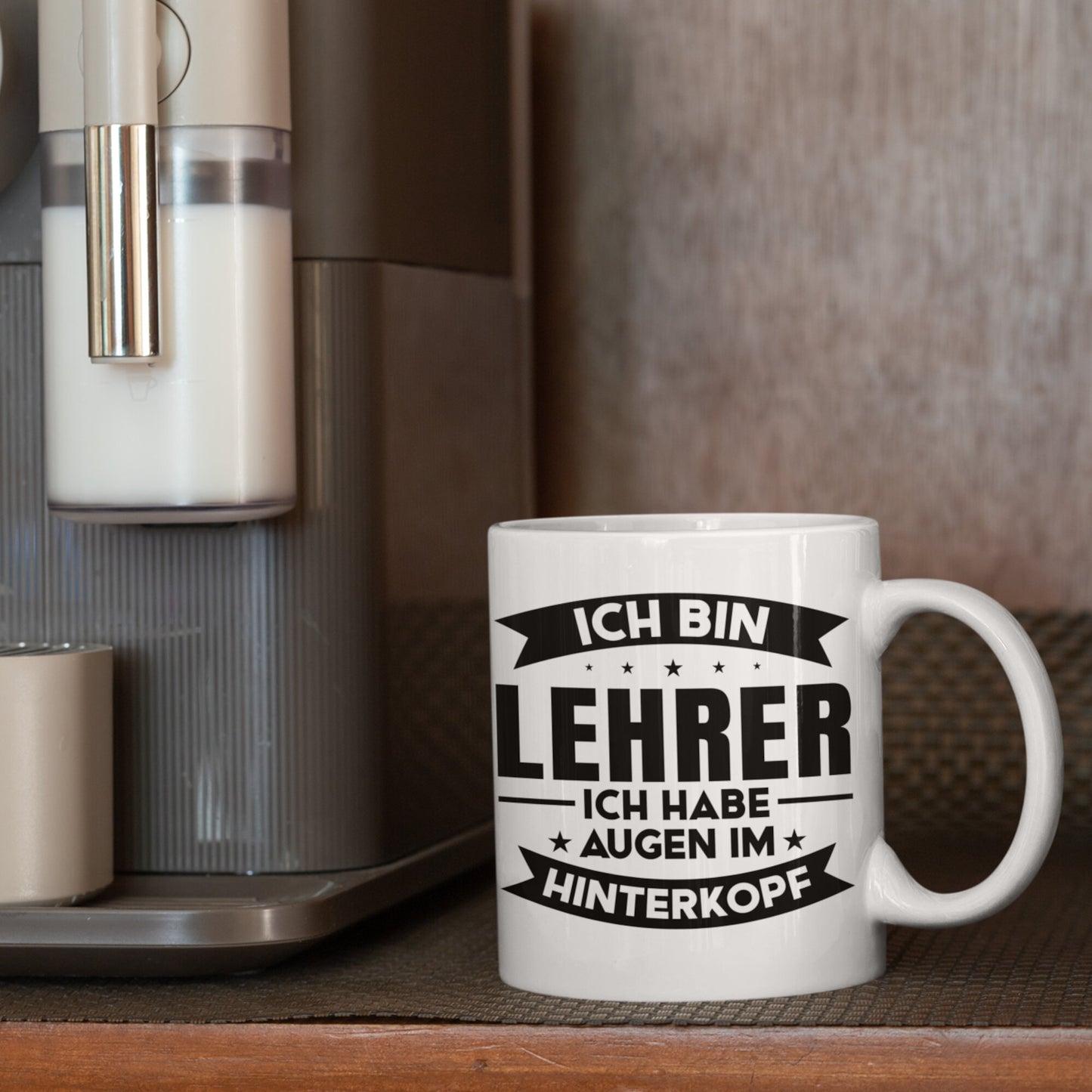 Lehrer Tasse | ich bin Lehrer ich habe Augen im Hinterkopf