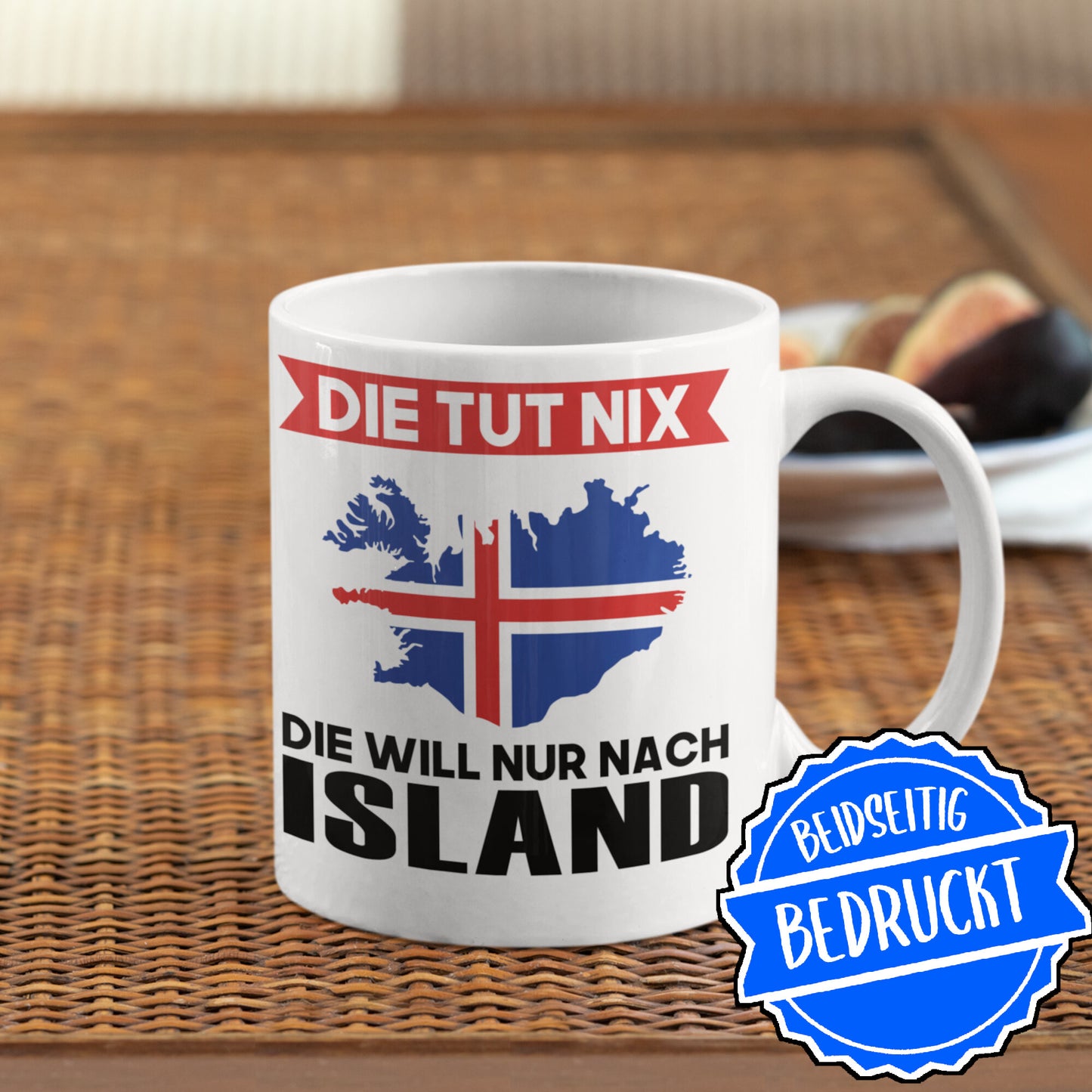 Island Tasse | die tut nix die will nur nach Island | isländisch