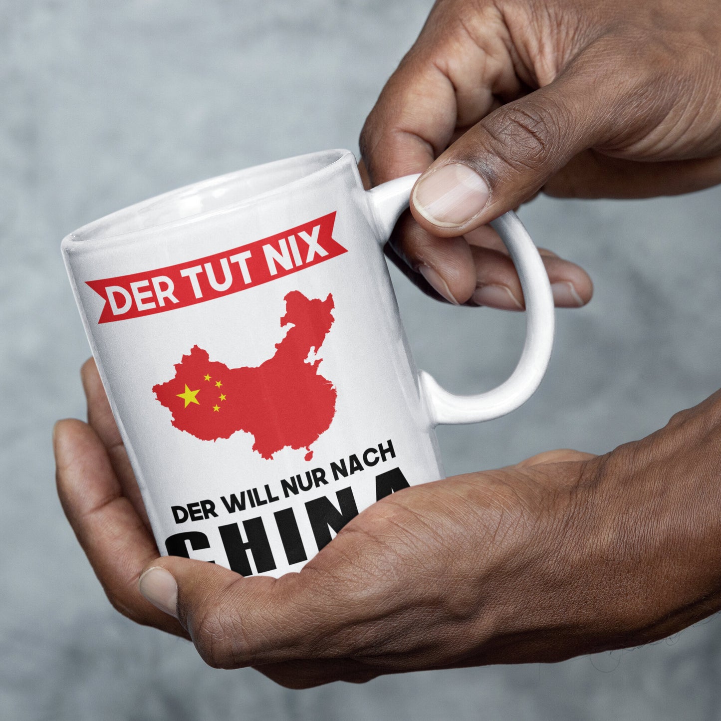 China Tasse Chinesisches Geschenk der tut nix