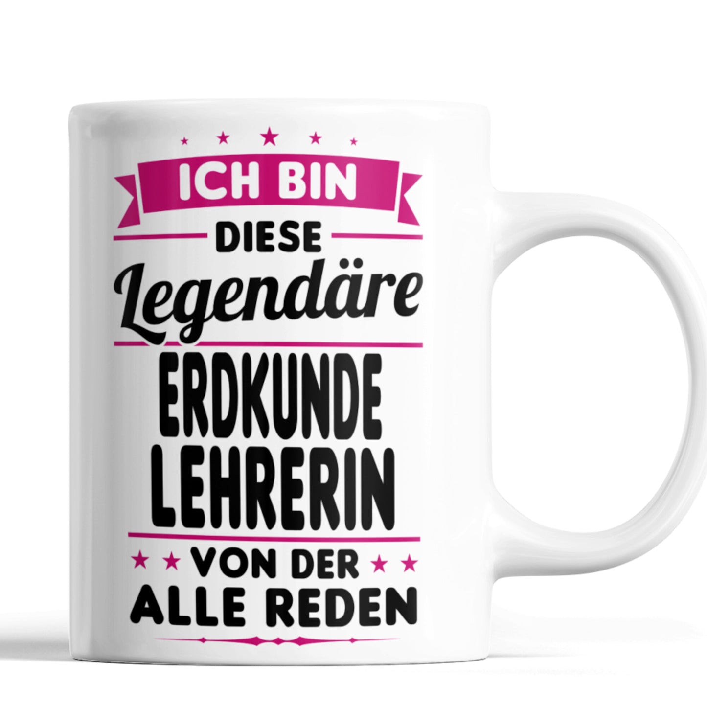 Erdkunde Lehrerin Tasse | ich bin diese legendäre Erdkunde lehrerin