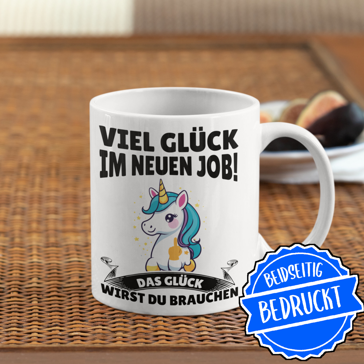 Kollegin Tasse | viel Glück im neuen Job! Jobwechsel Abschiedsgeschenk