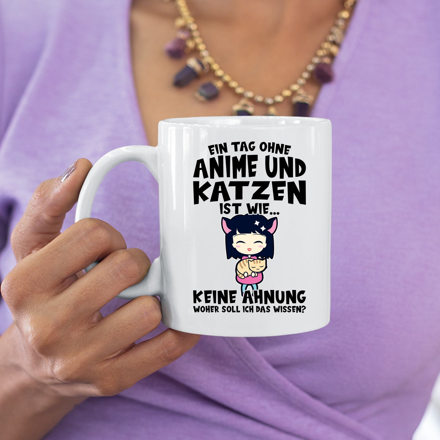 Anime Tasse | ein Tag ohne Anime und Katzen |
