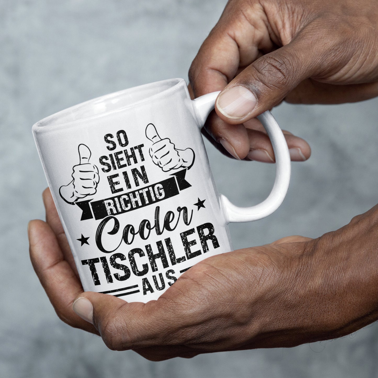 Tischler Tasse | so sieht ein richtig cooler Tischler aus