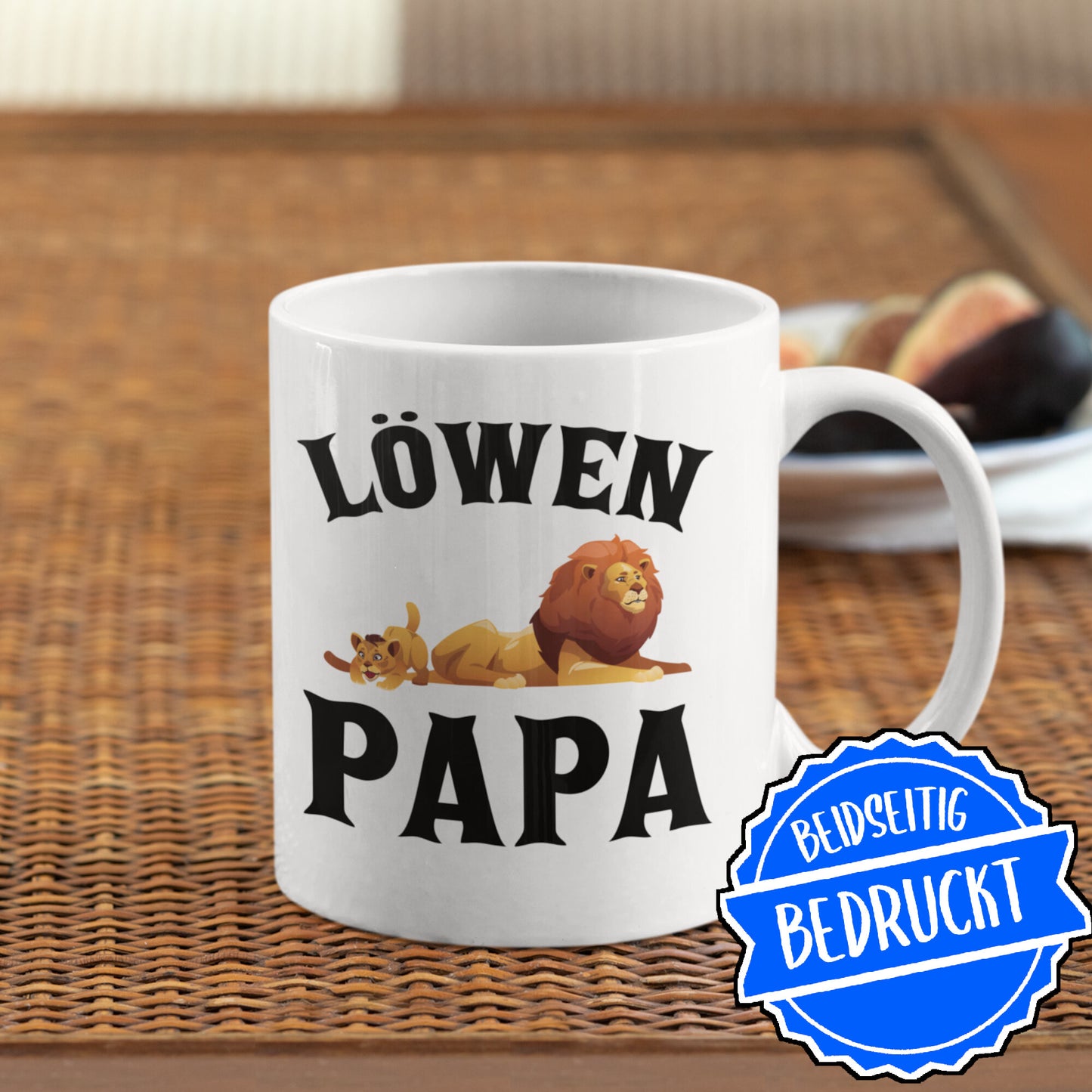 Löwen Papa Tasse Papa Geschenk Vater Tasse Löwen Vater