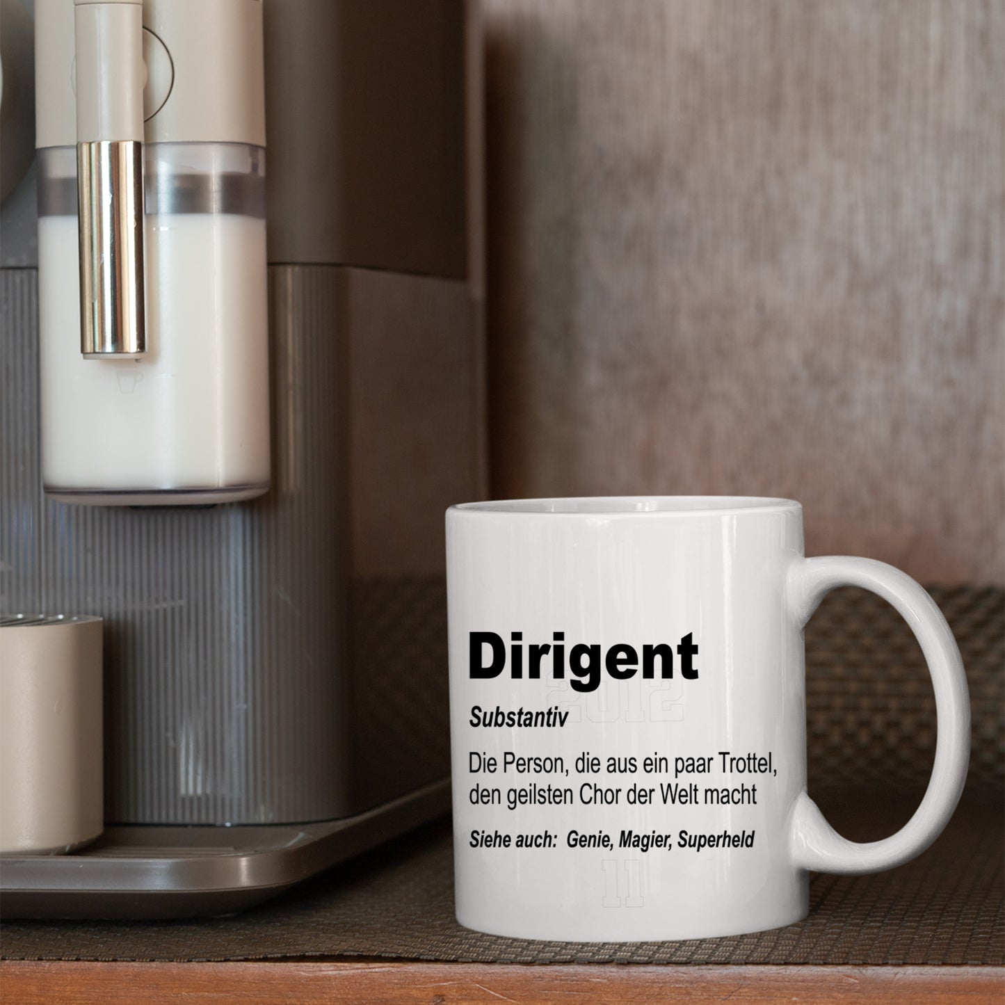 Dirigent Tasse | Dirigent Person, die aus paar Trottel |
