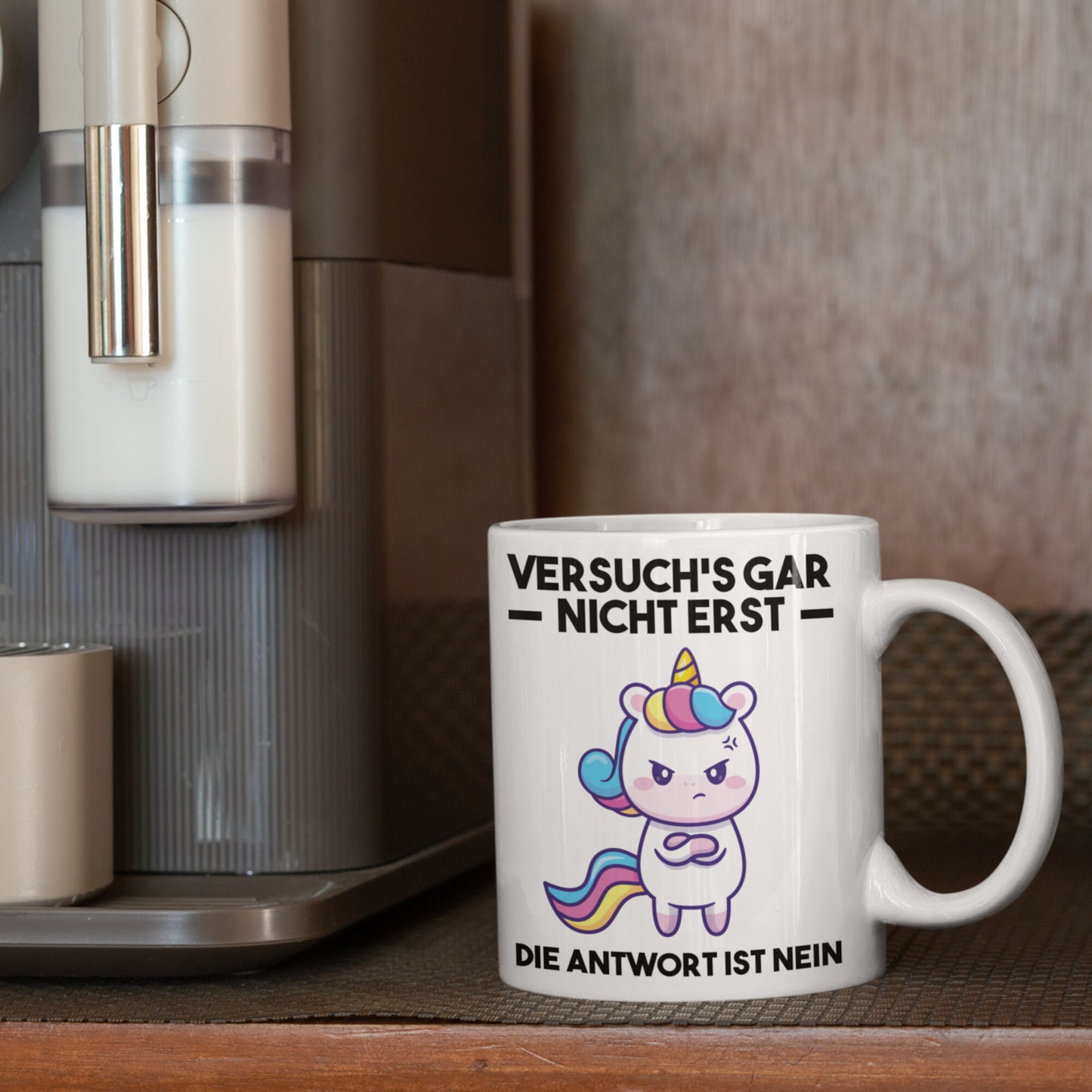 Einhorn Tasse Sarkasmus Geschenk Ironie Tasse
