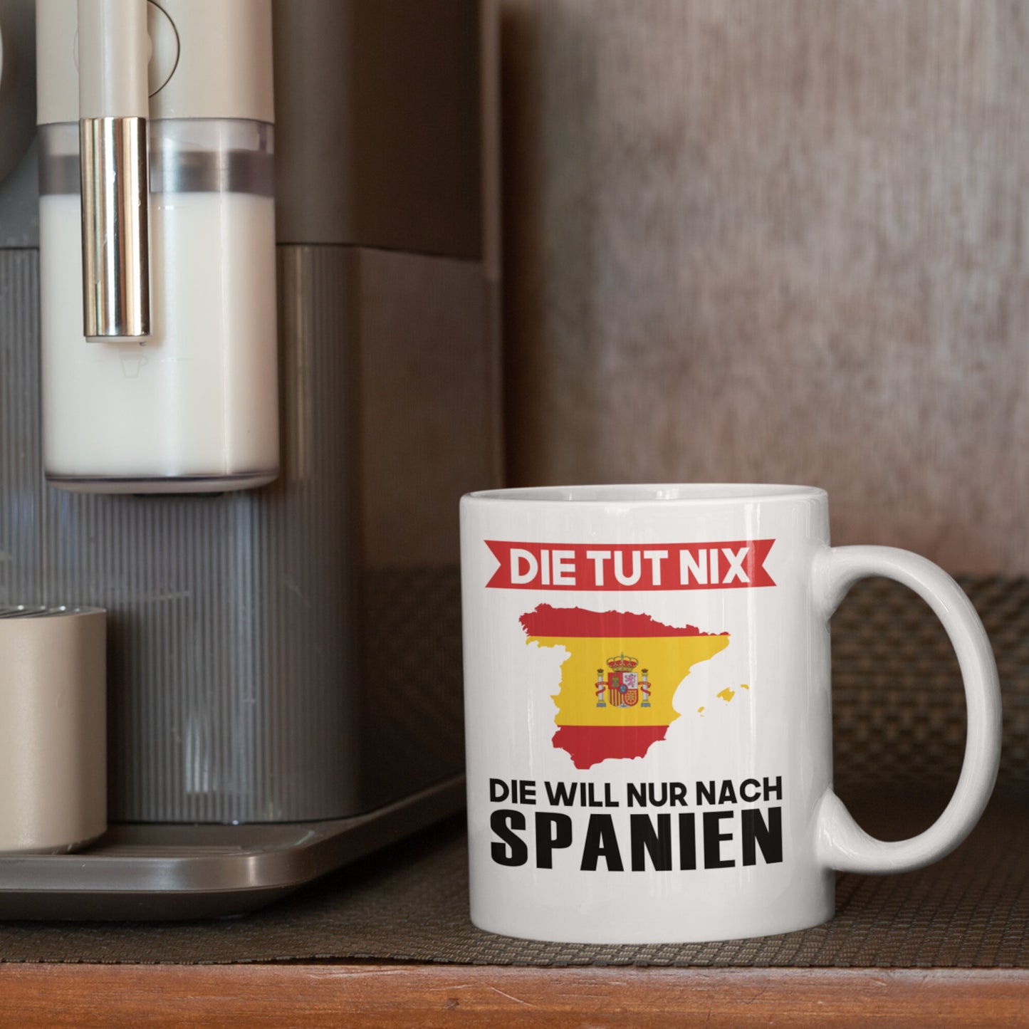 Spanien Tasse spanisches Geschenk Spanischen Flaggeder tut nix