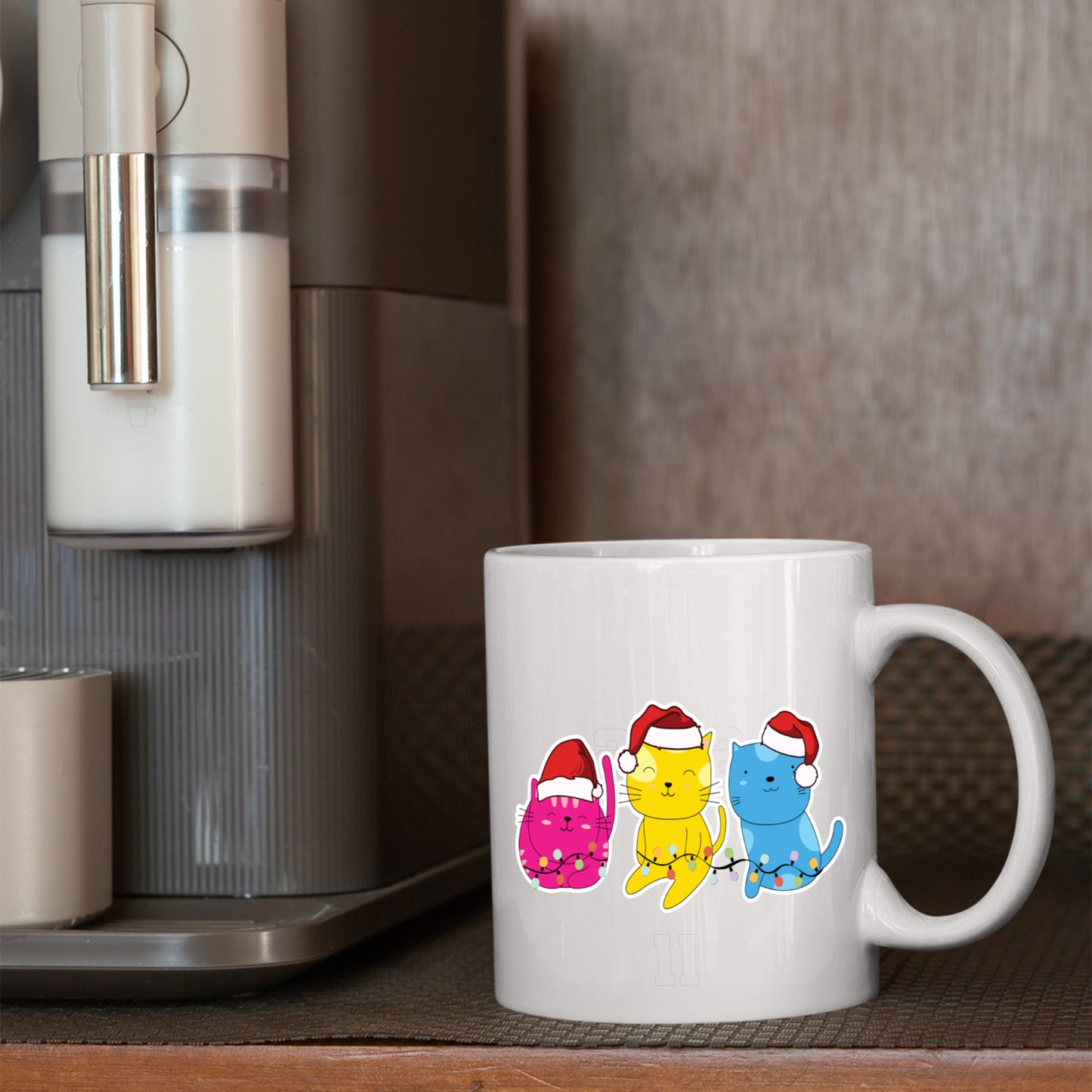 Weihnachten Tasse | Weihnachten Katzen |