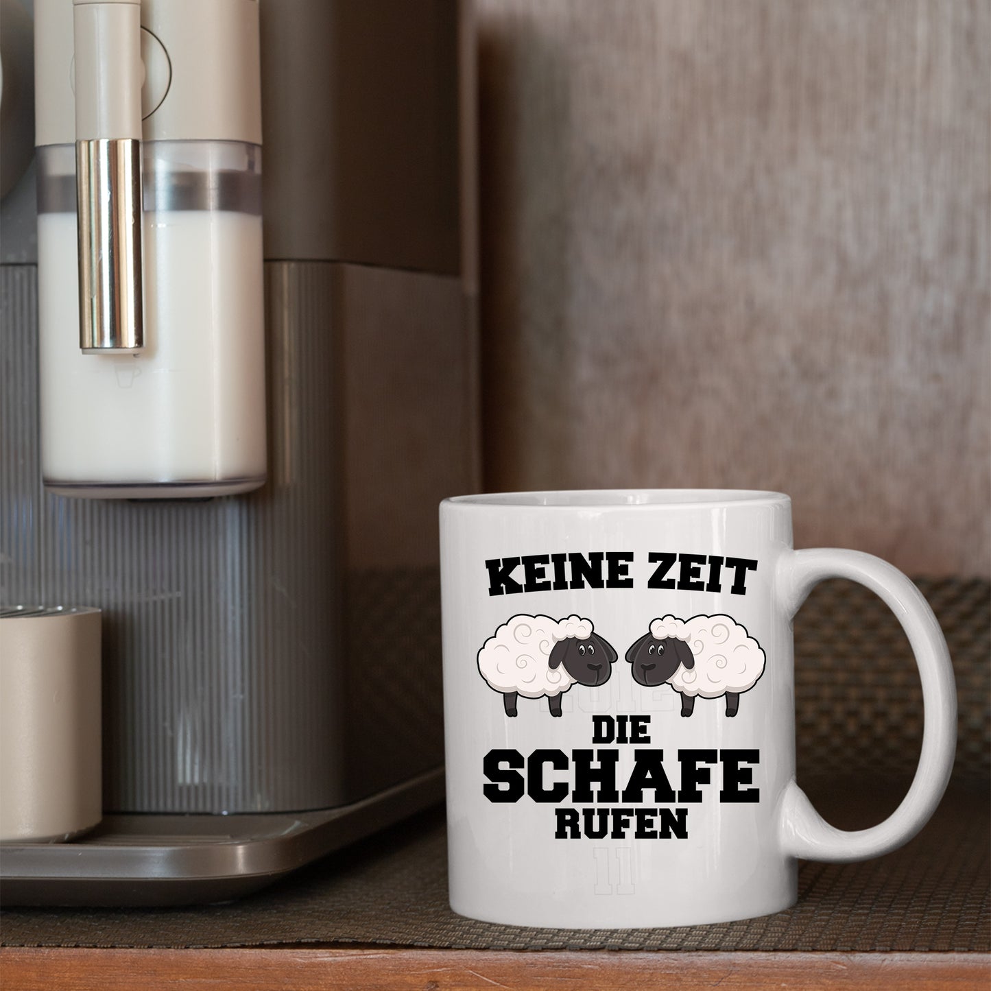 Schafe Tasse | keine Zeit die Schafe rufen |