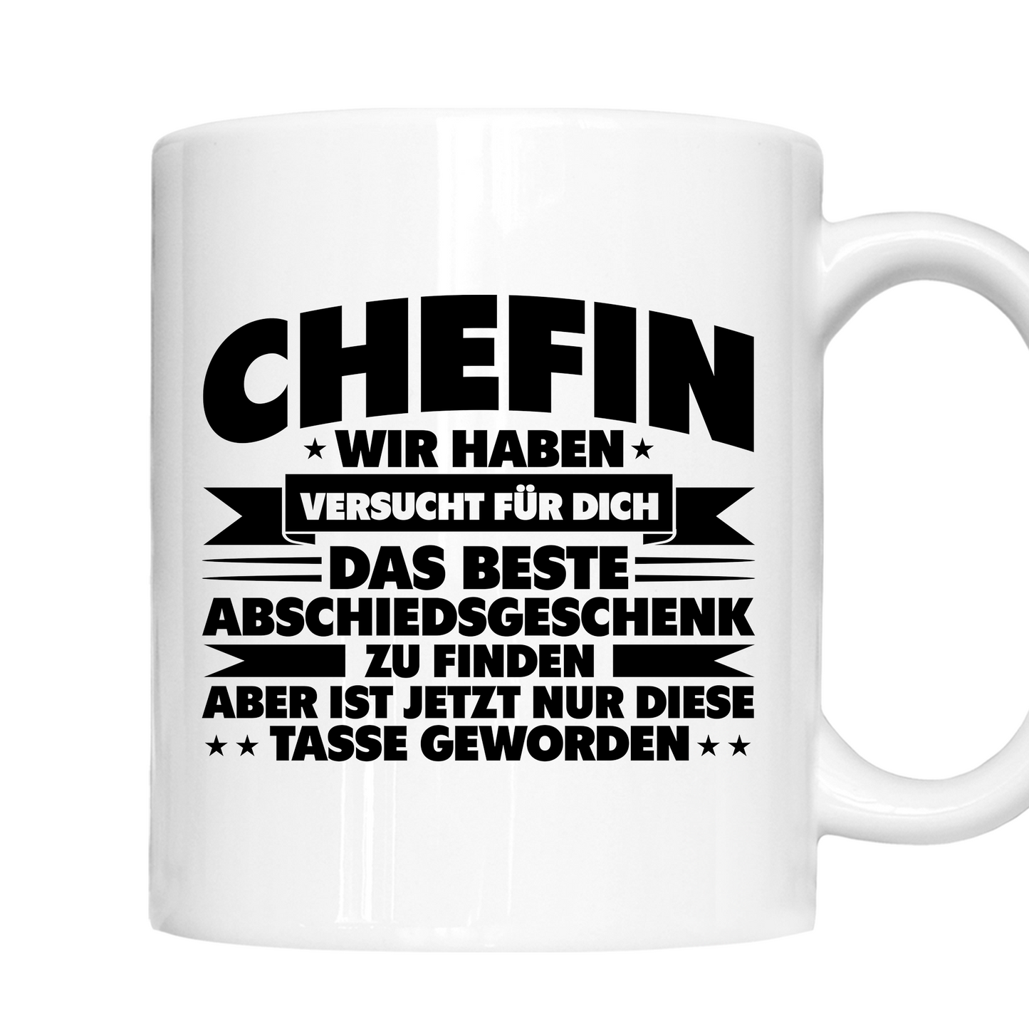 Chefin Tasse | Chefin wir haben versucht für dich das beste Abschiedsgeschenk zu finden |