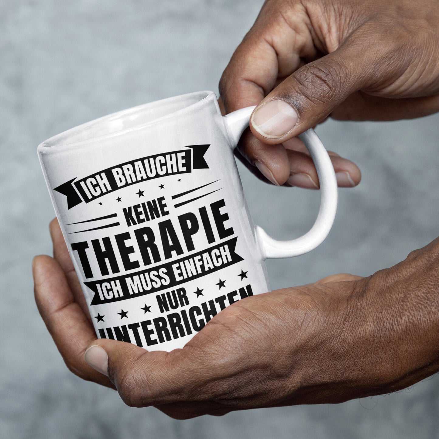 Lehrer Tasse | ich muss einfach nur Unterrichten